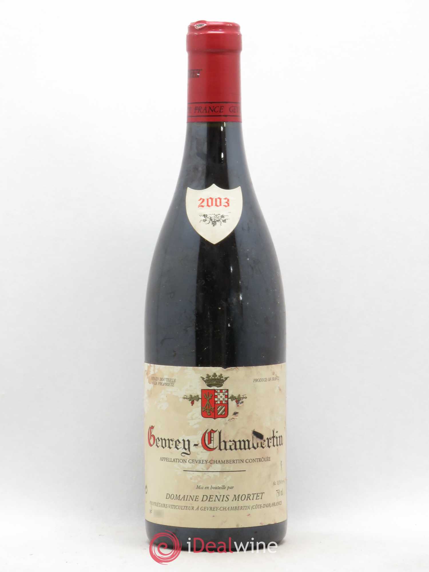 Gevrey-Chambertin Denis Mortet (Domaine) (sans prix de réserve) 2003 - Lot de 1 bouteille - 0