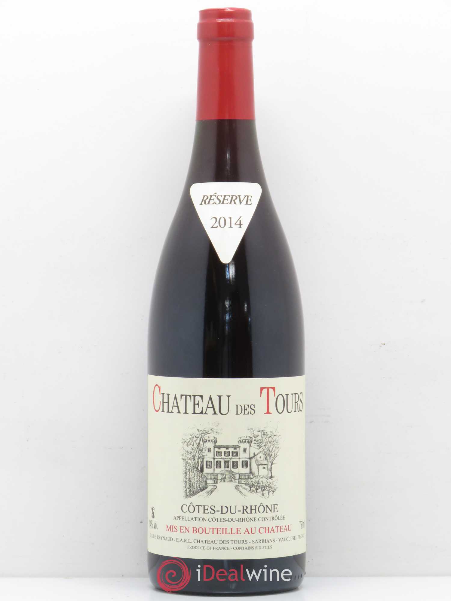 Côtes-du-Rhône Château des Tours Emmanuel Reynaud 2014 - Lot de 1 bouteille - 0