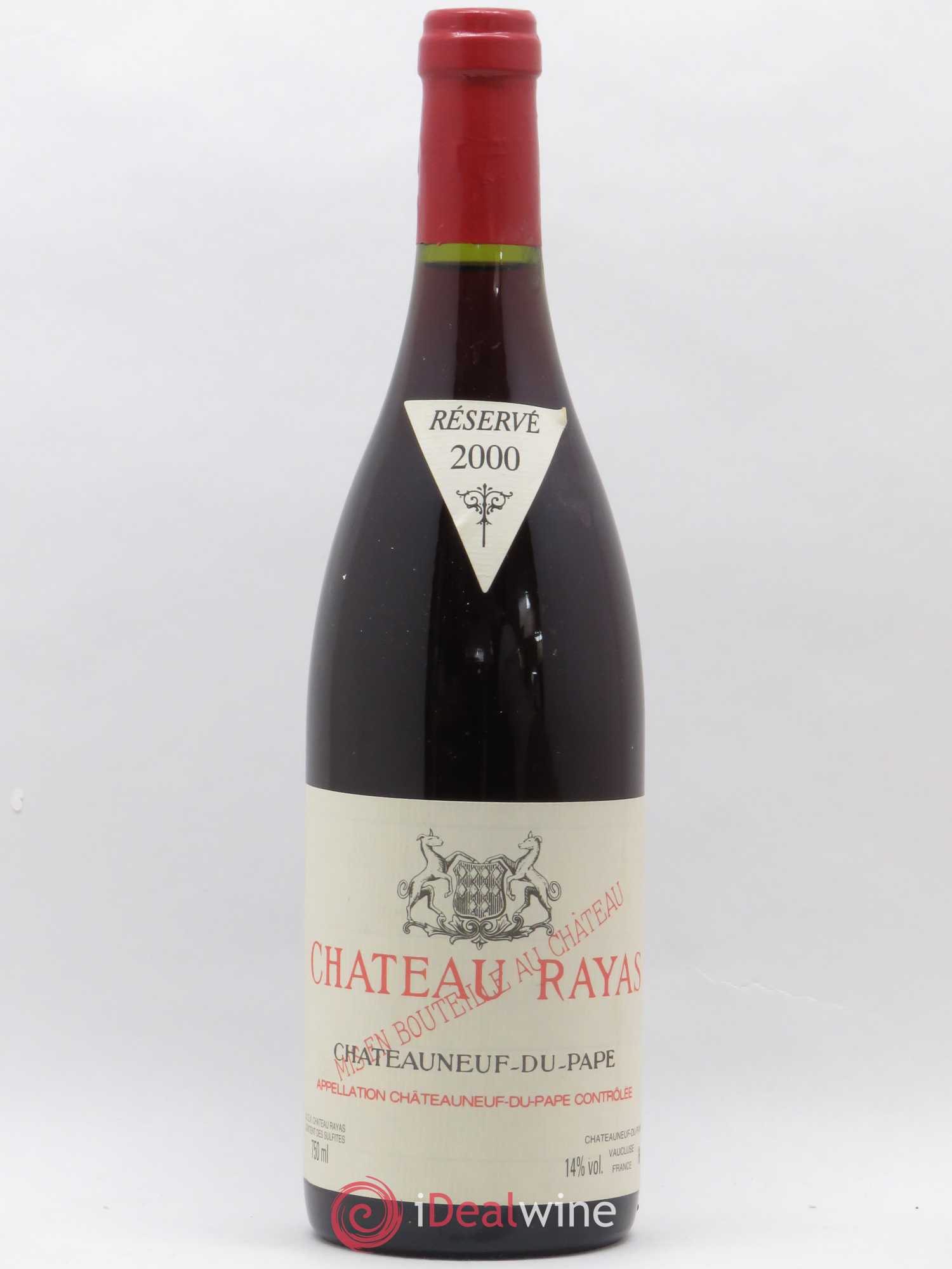 Châteauneuf-du-Pape Château Rayas Emmanuel Reynaud 2000 - Lot de 1 bouteille - 0