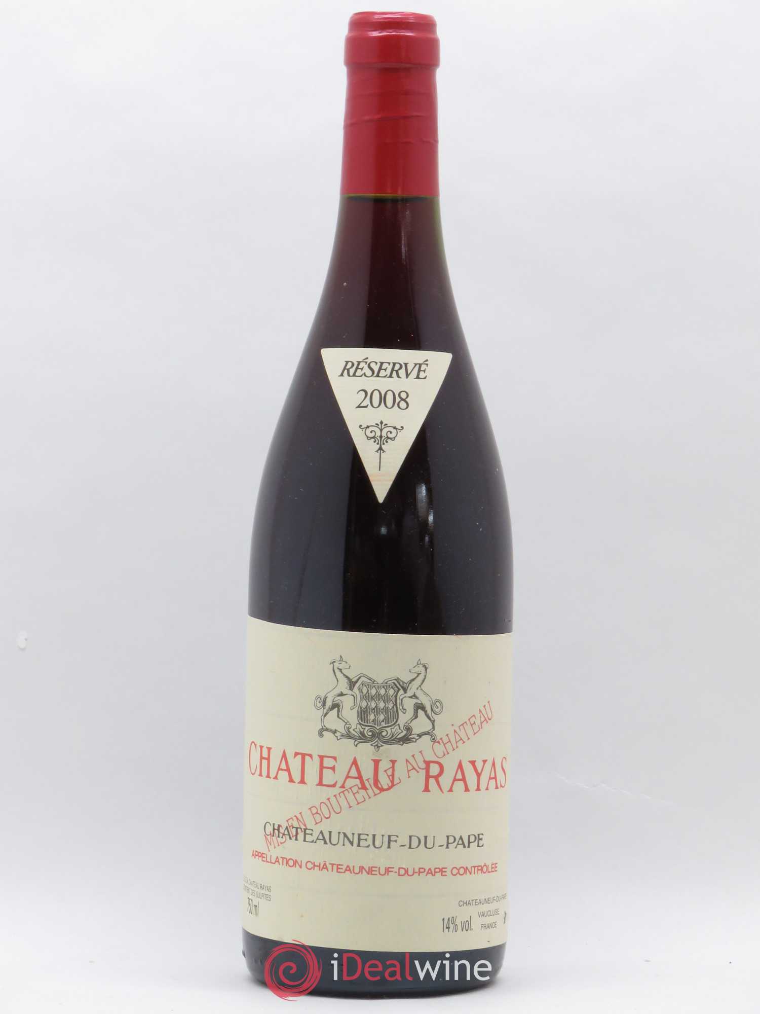 Châteauneuf-du-Pape Château Rayas Emmanuel Reynaud 2008 - Lot de 1 bouteille - 0