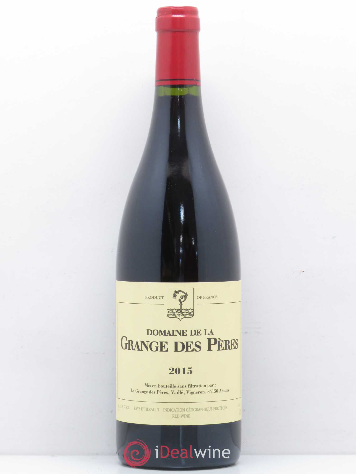 Pays d'Hérault Grange des Pères Laurent Vaillé 2015 - Lot de 1 bouteille - 0