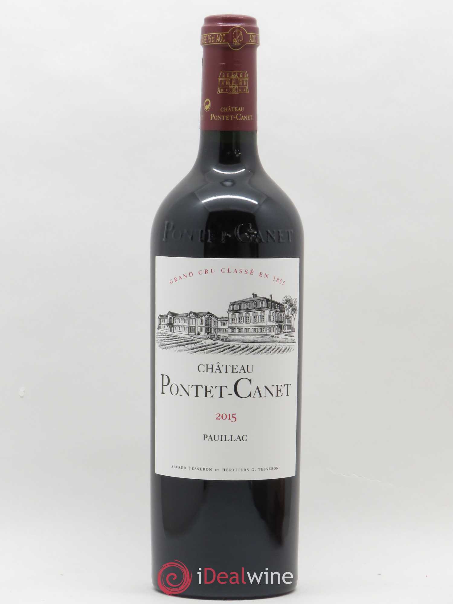 Château Pontet Canet 5ème Grand Cru Classé 2015 - Lot de 1 bouteille - 0