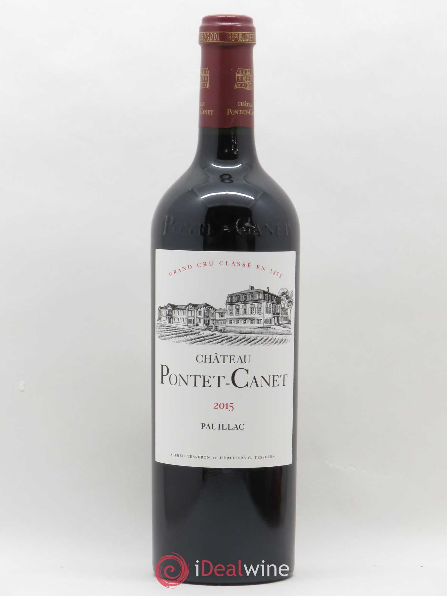Château Pontet Canet 5ème Grand Cru Classé 2015 - Lot de 1 bouteille - 0