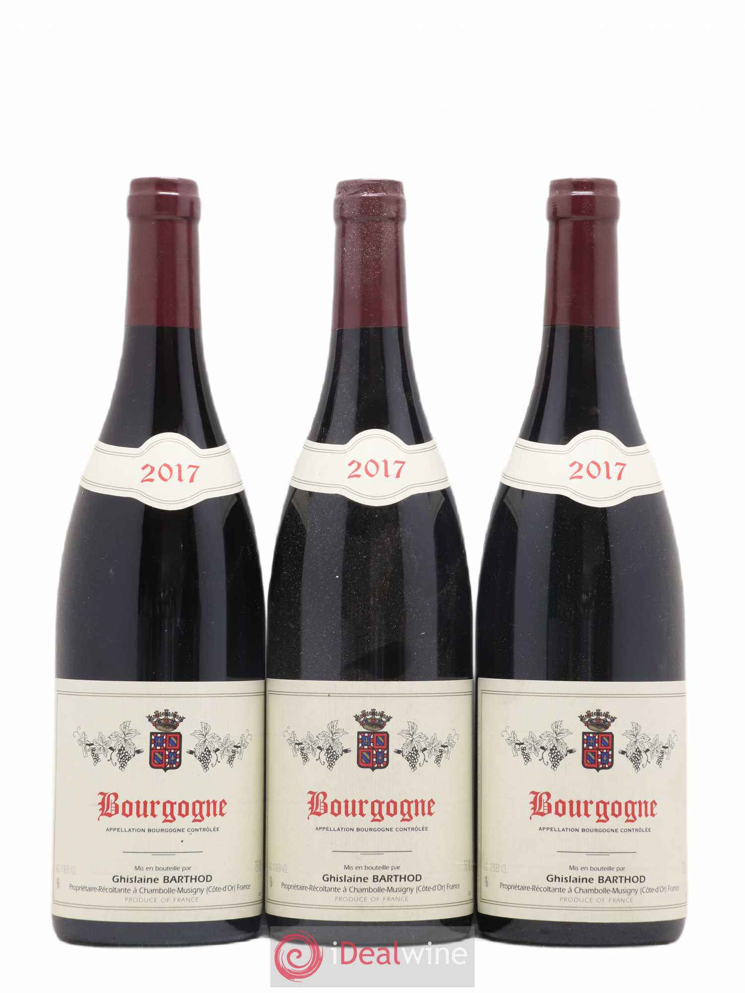 Bourgogne Ghislaine Barthod 2017 - Lot de 3 bouteilles - 0