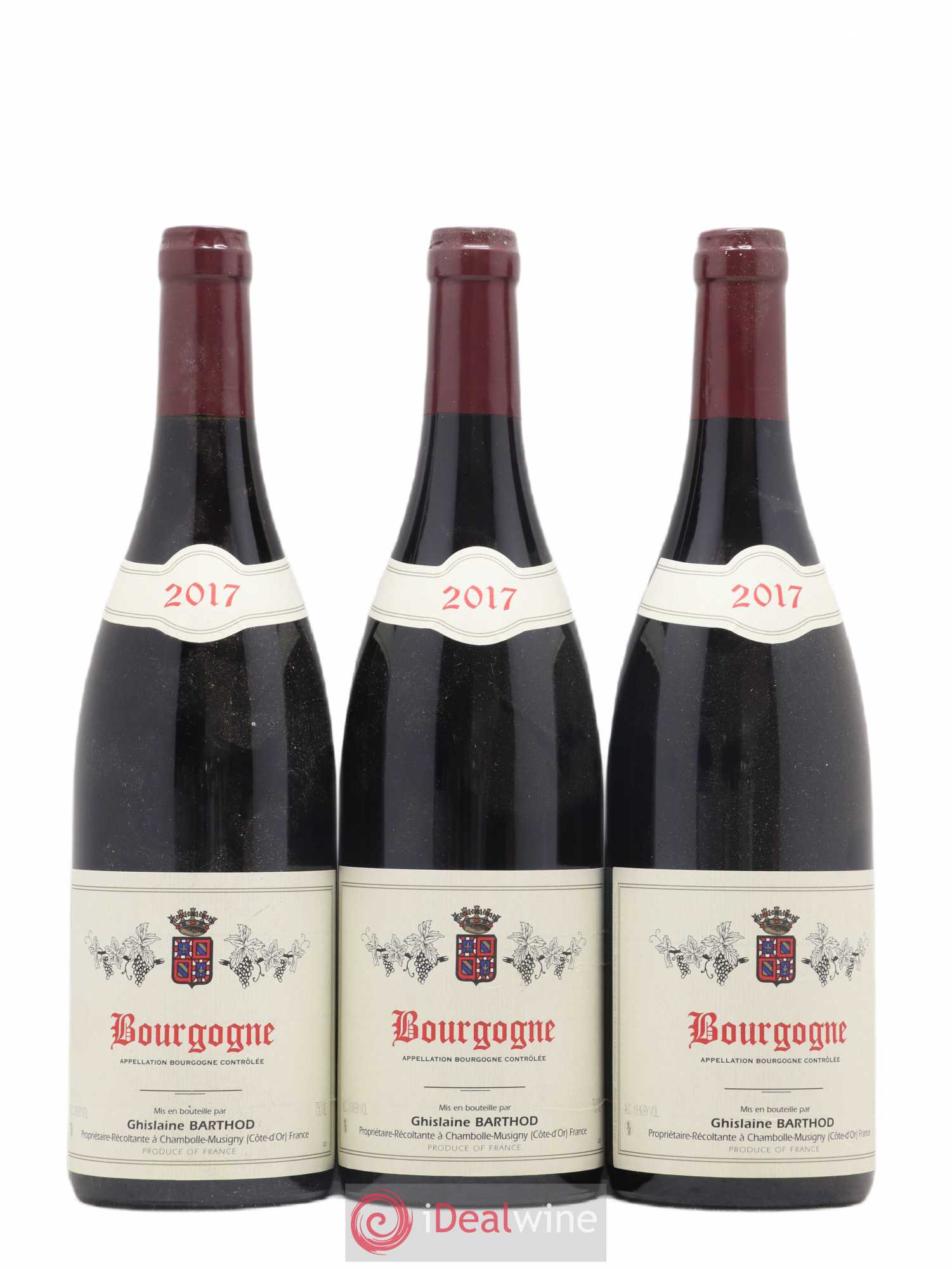 Bourgogne Ghislaine Barthod 2017 - Lot de 3 bouteilles - 0
