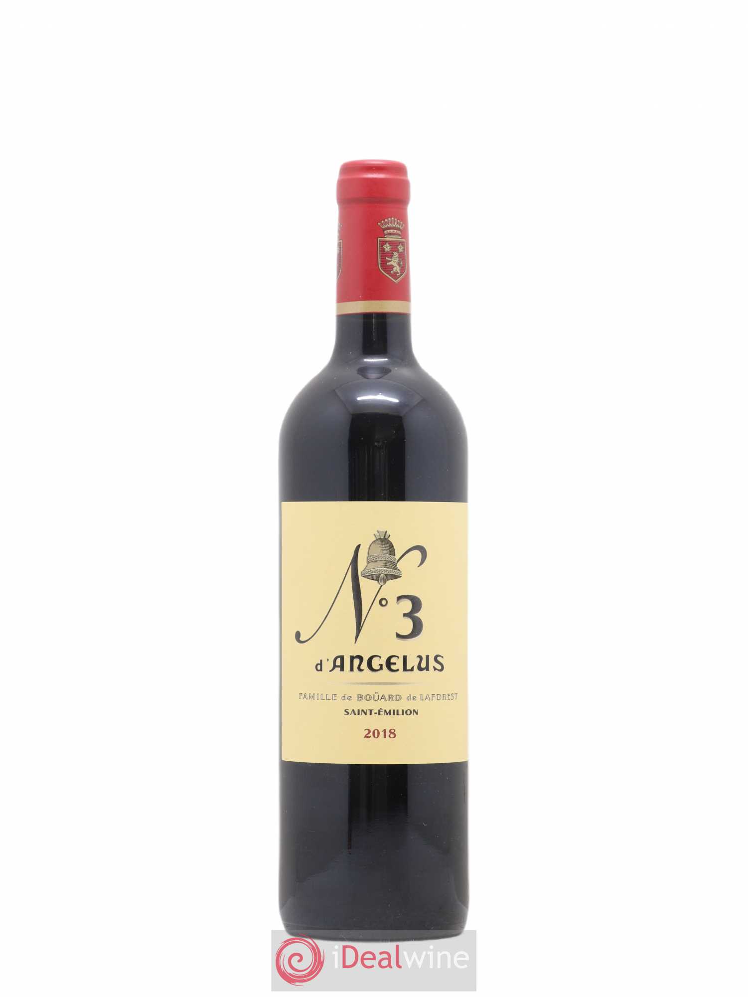 Saint-Émilion Grand Cru Numéro 3 d'Angélus 2018 - Lot de 1 bouteille - 0