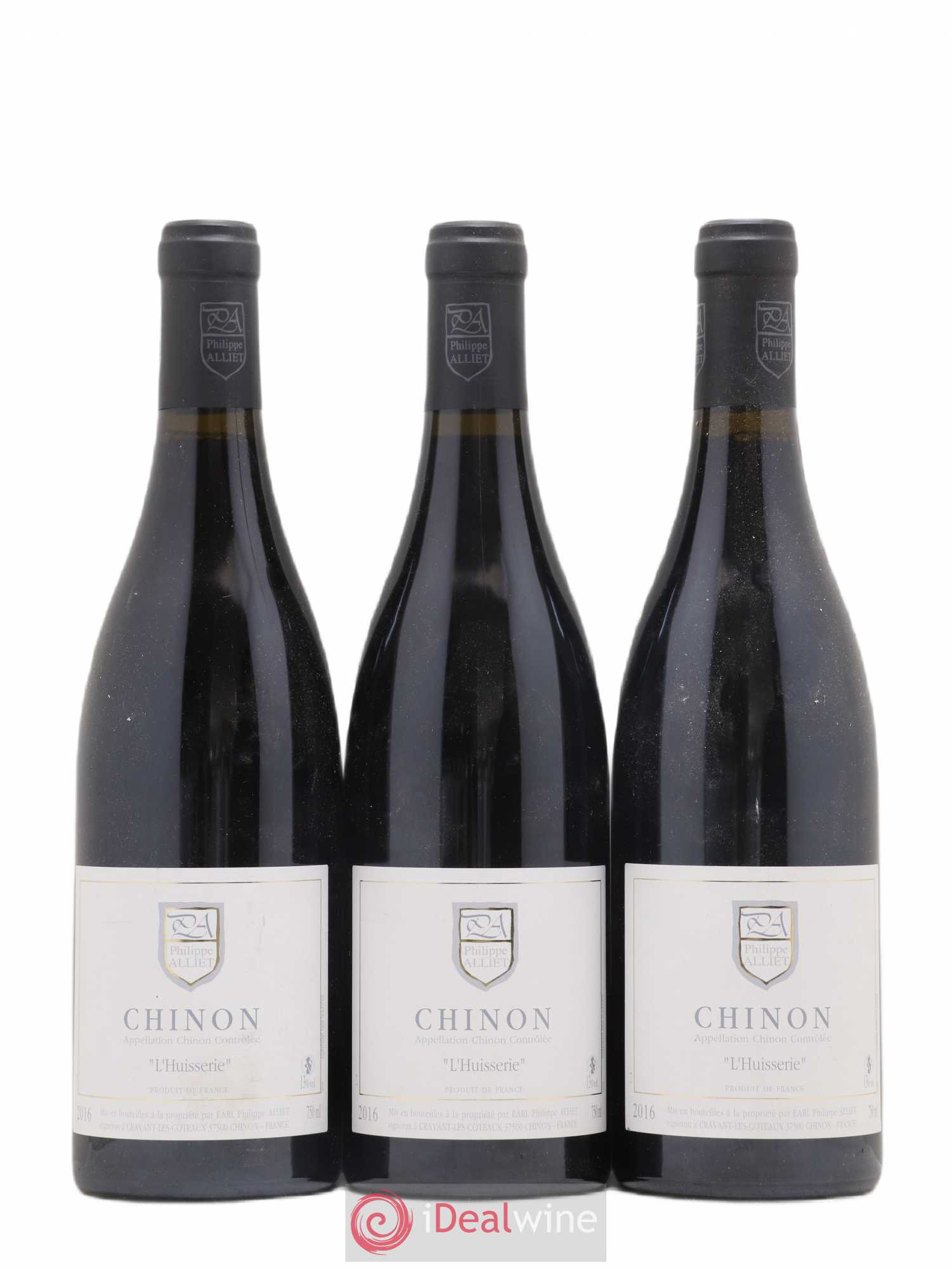 Chinon L'Huisserie Philippe Alliet 2016 - Lot de 3 bouteilles - 0