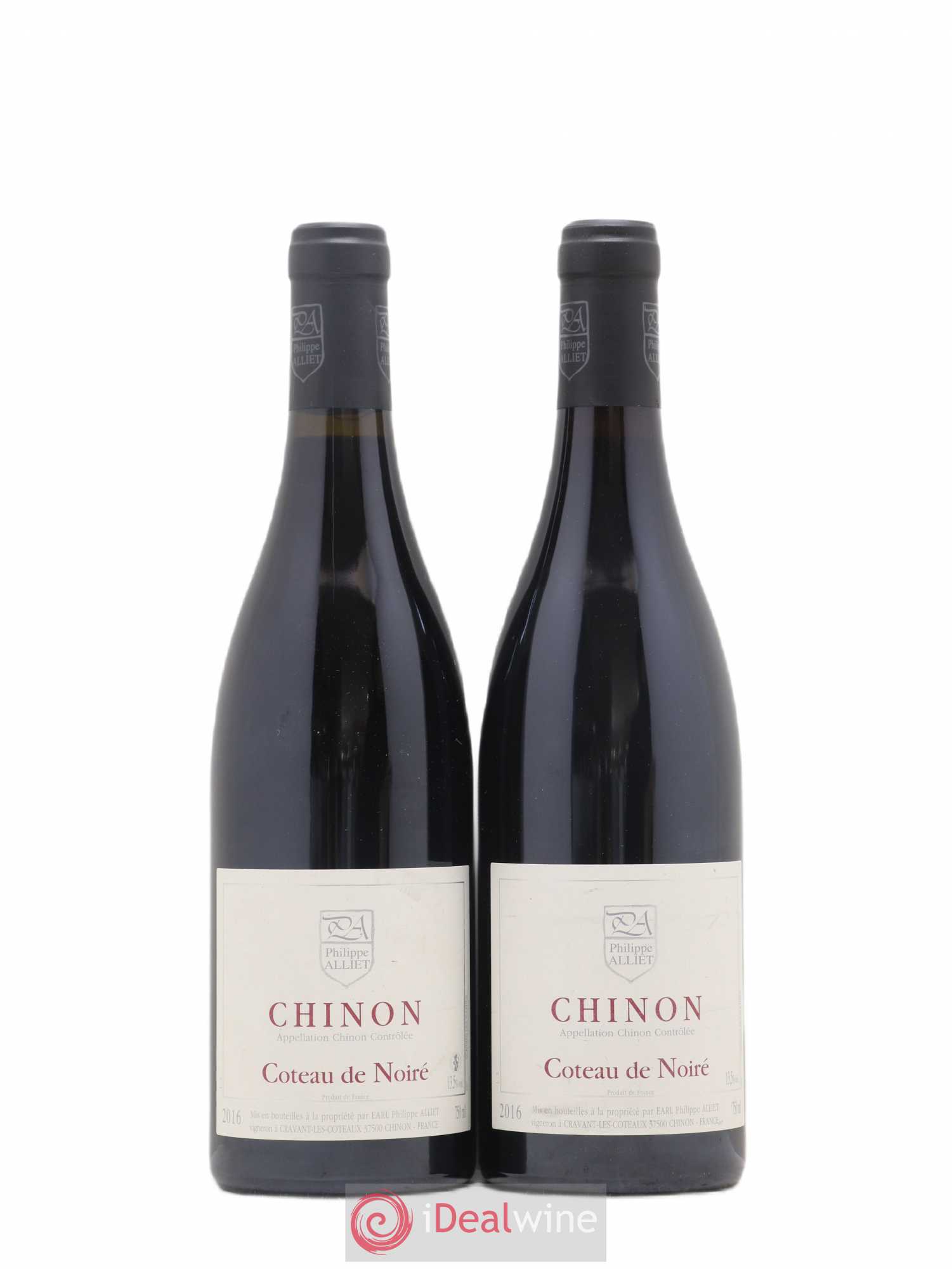 Chinon Coteau de Noiré Philippe Alliet 2016 - Lot de 2 bouteilles - 0