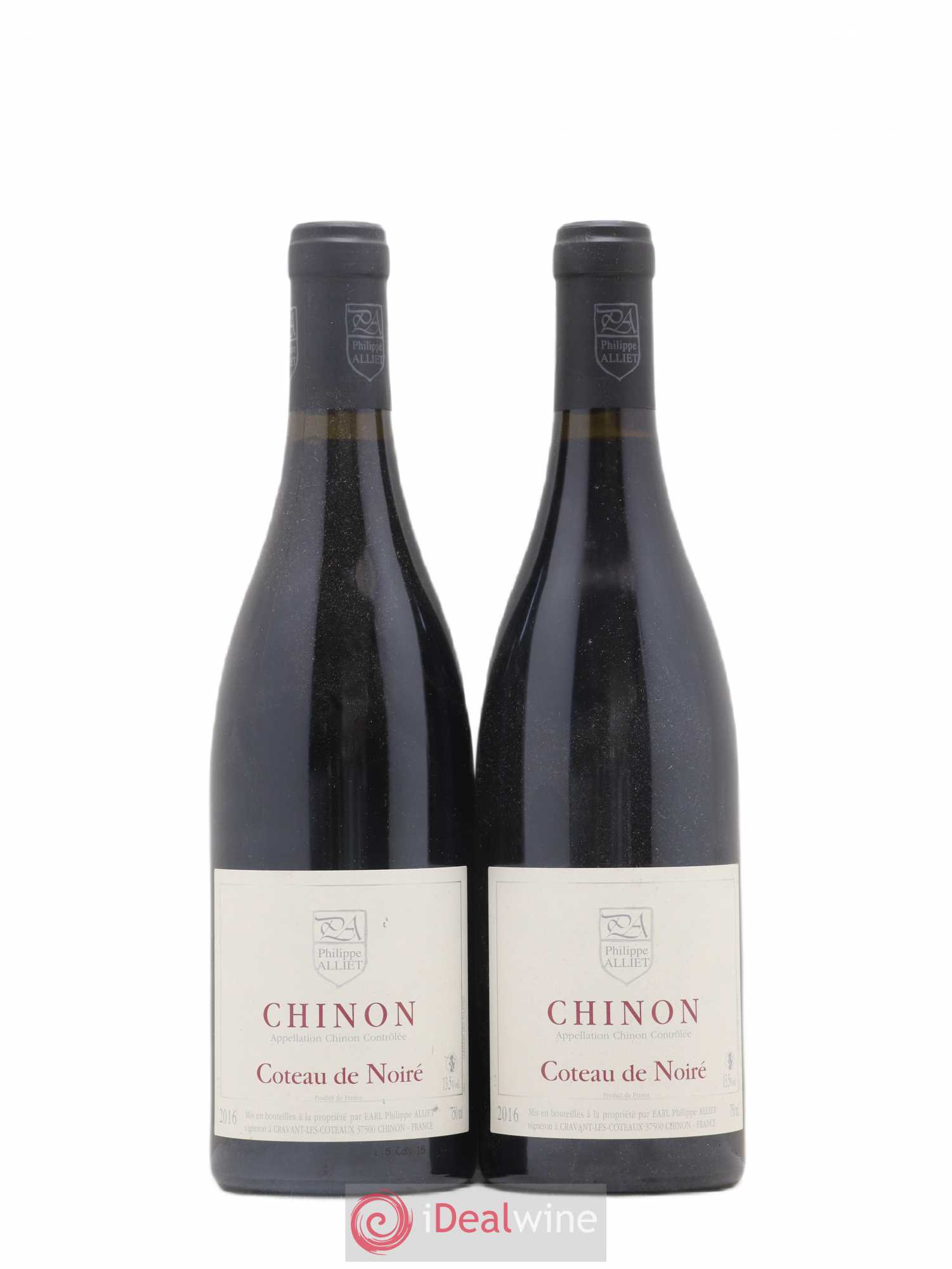 Chinon Coteau de Noiré Philippe Alliet 2016 - Lot de 2 bouteilles - 0