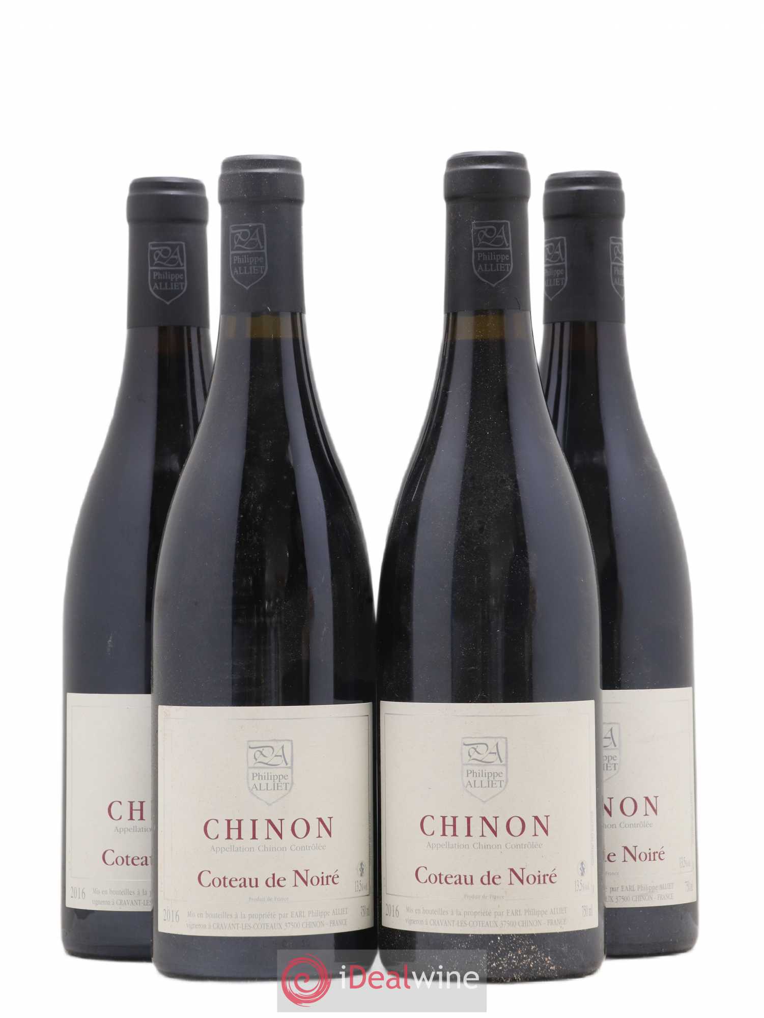 Chinon Coteau de Noiré Philippe Alliet 2016 - Lot de 4 bouteilles - 0