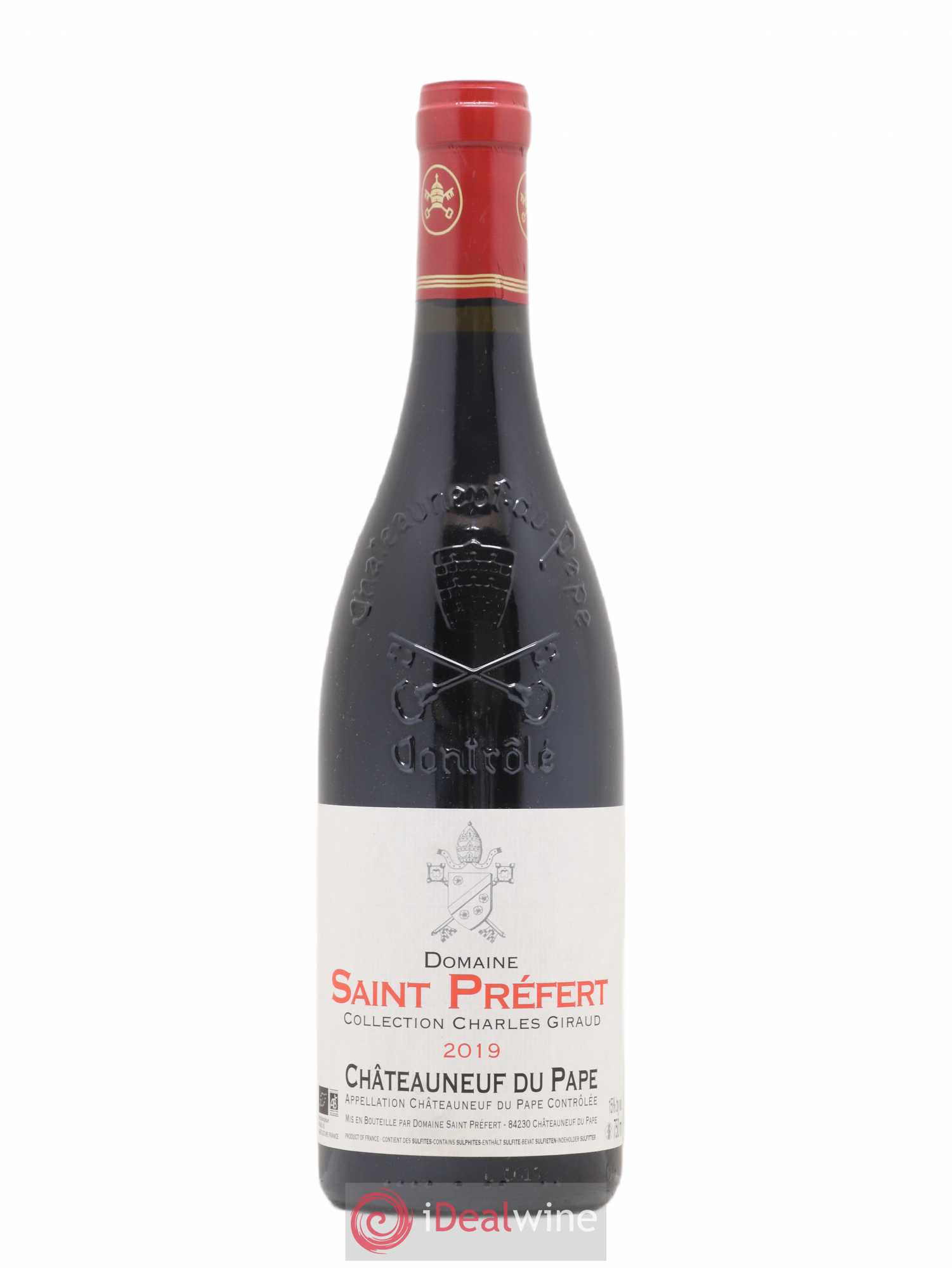 Châteauneuf-du-Pape Collection Charles Giraud Domaine Saint-Préfert 2019 - Lot de 1 bouteille - 0