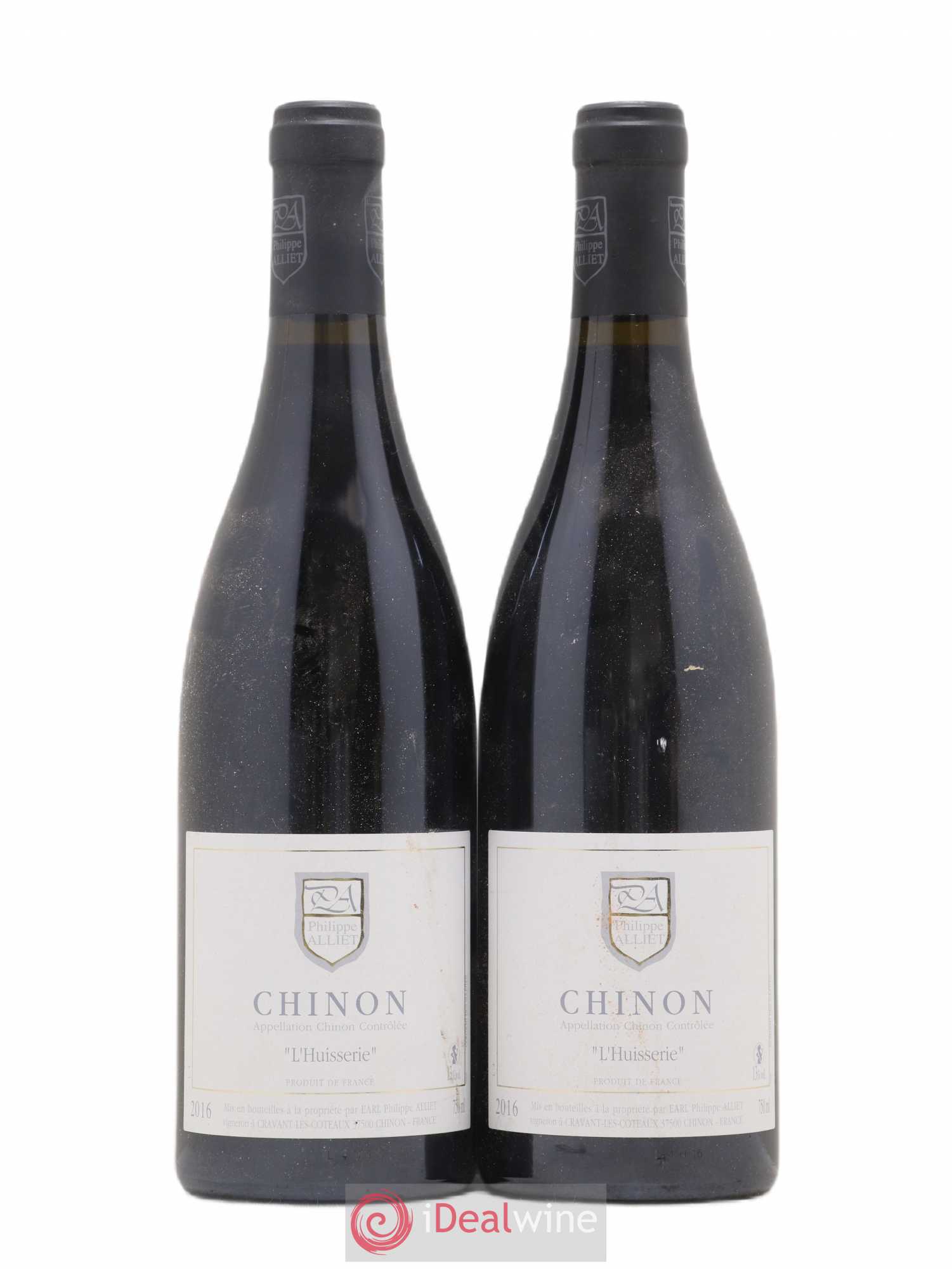 Chinon L'Huisserie Philippe Alliet 2016 - Lot de 2 bouteilles - 0