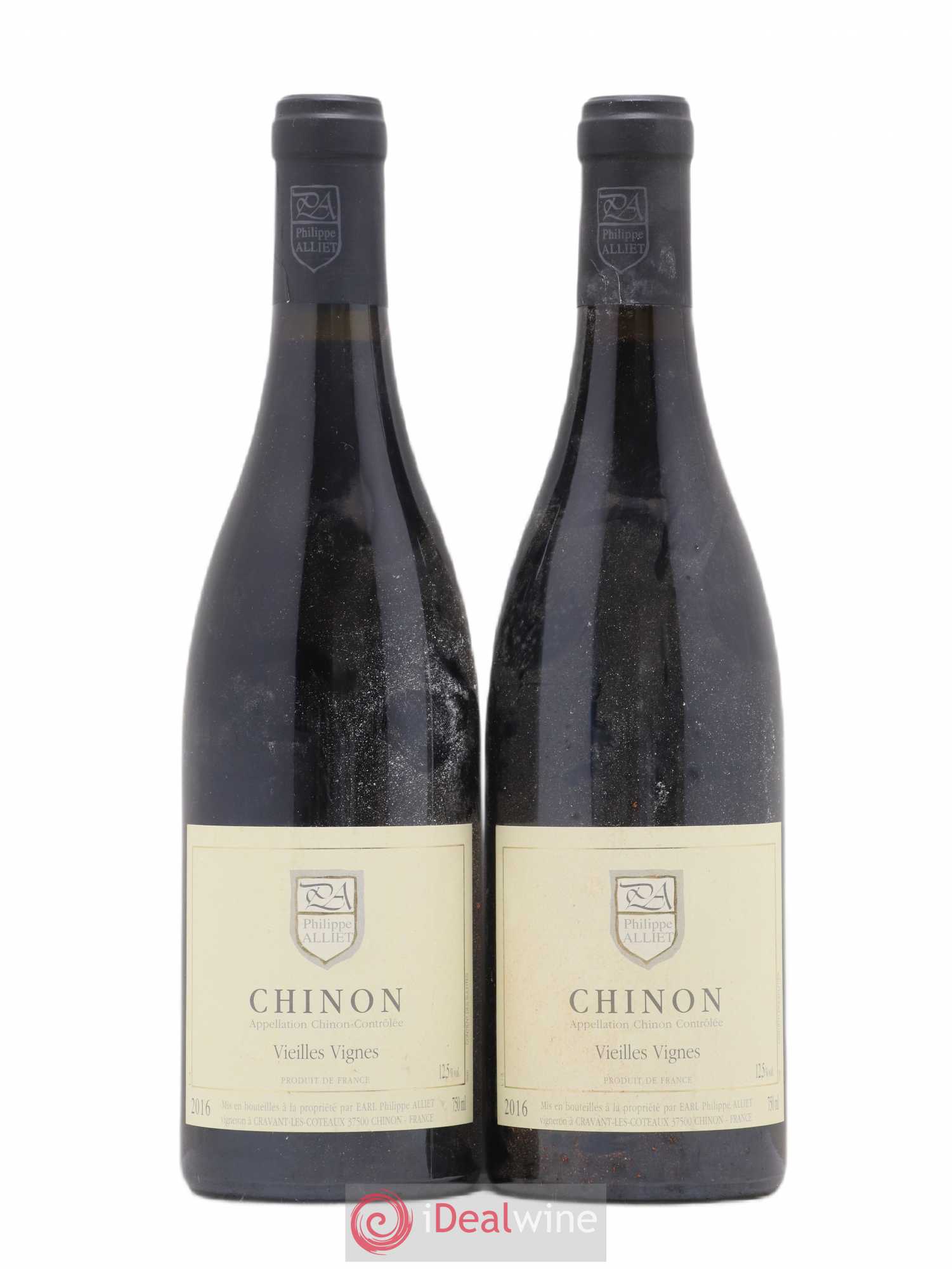 Chinon Vieilles Vignes Philippe Alliet 2016 - Lot de 2 bouteilles - 0