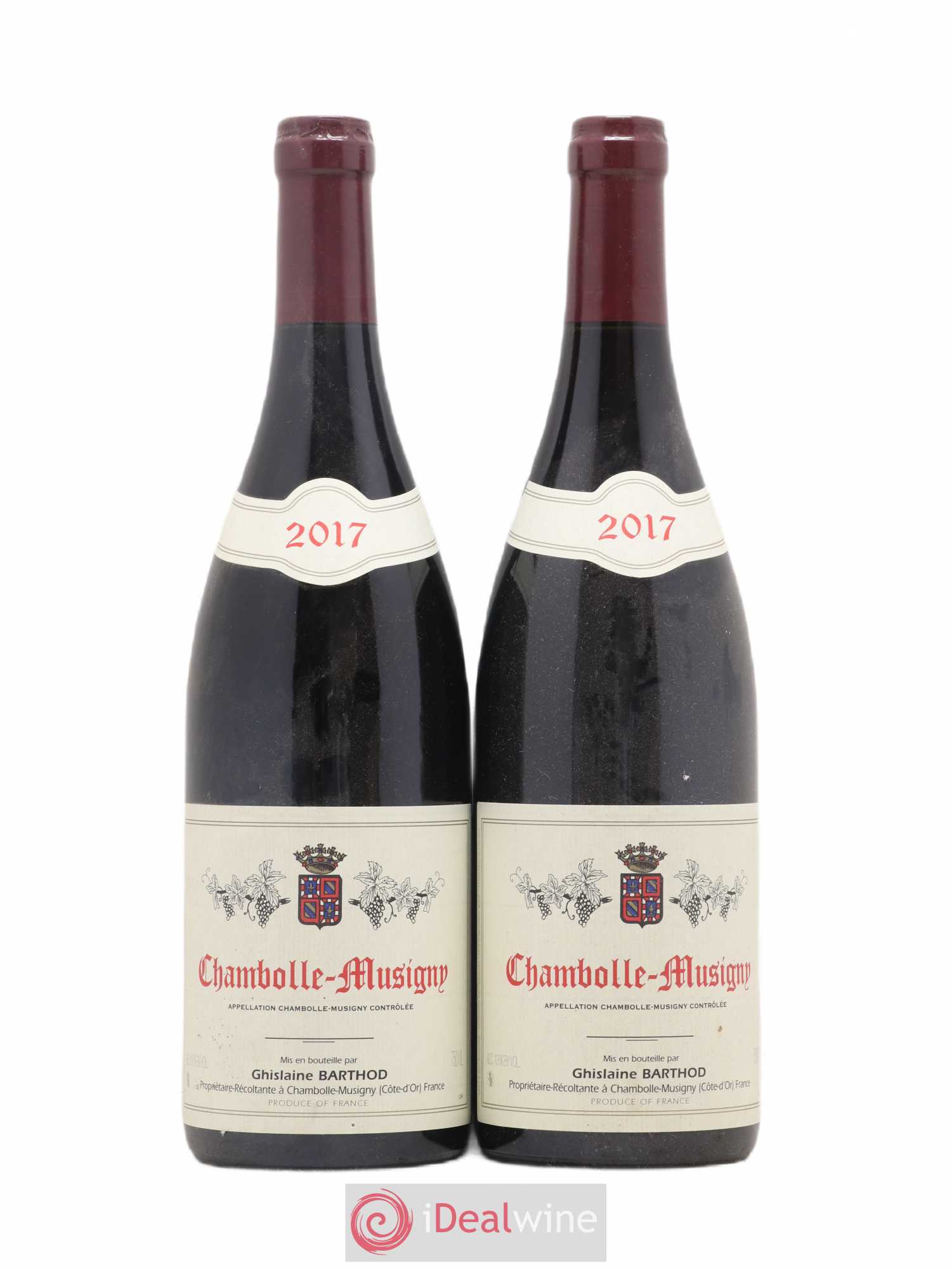 Chambolle-Musigny Ghislaine Barthod 2017 - Lot de 2 bouteilles - 0