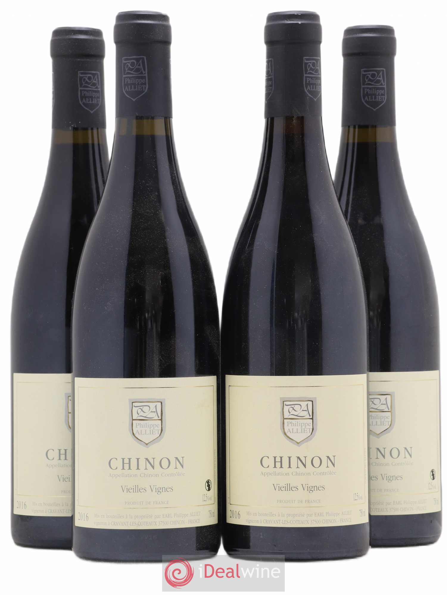 Chinon Vieilles Vignes Philippe Alliet 2016 - Lot de 4 bouteilles - 0