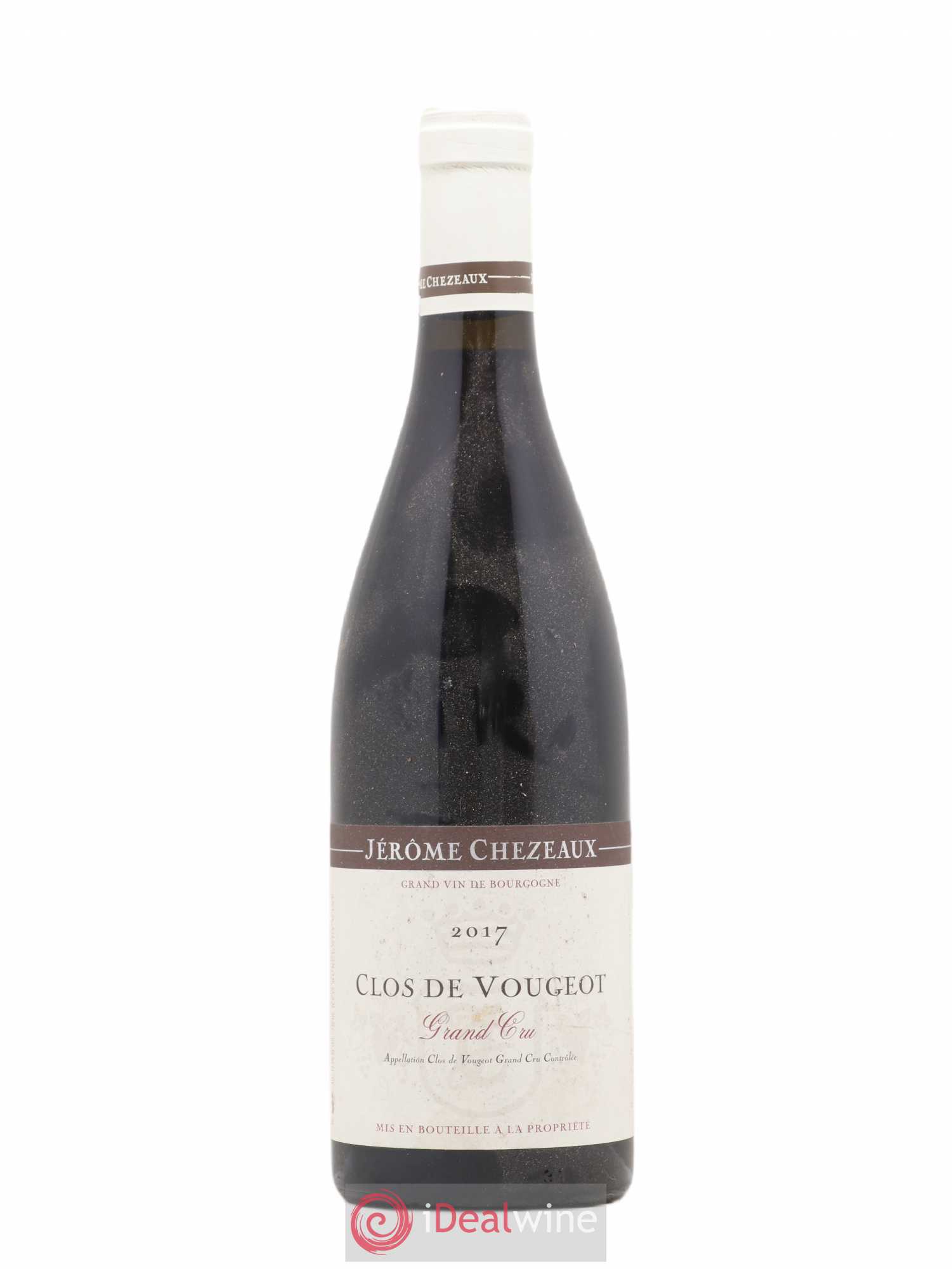 Clos de Vougeot Grand Cru Jérôme Chezeau 2017 - Lot de 1 bouteille - 0