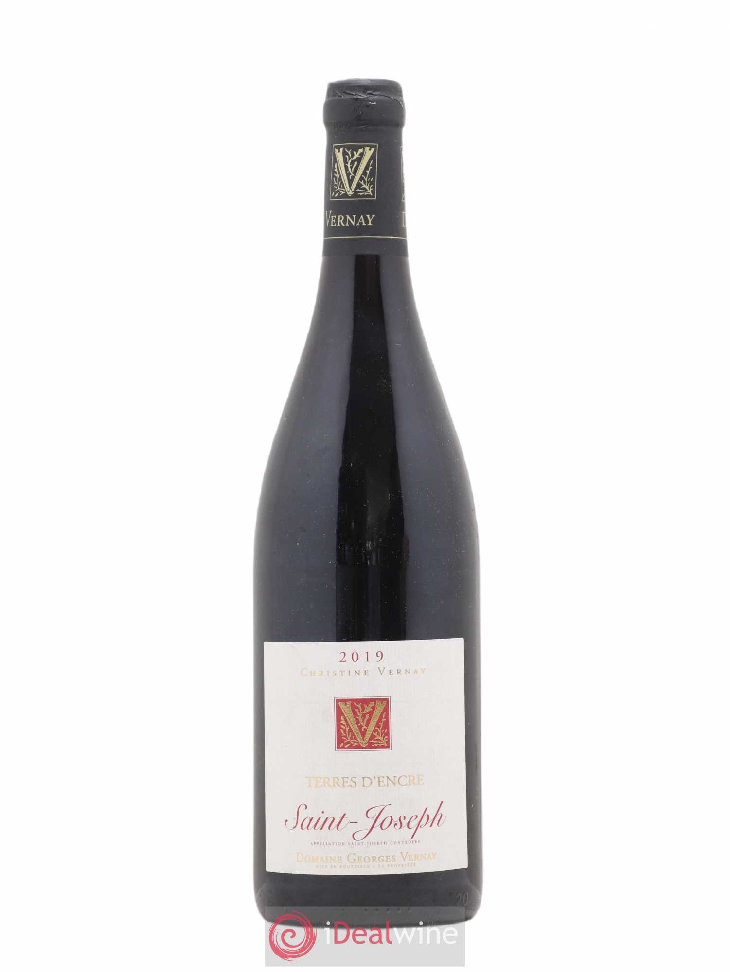 Saint-Joseph Terres d'Encre Georges Vernay 2019 - Lot de 1 bouteille - 0