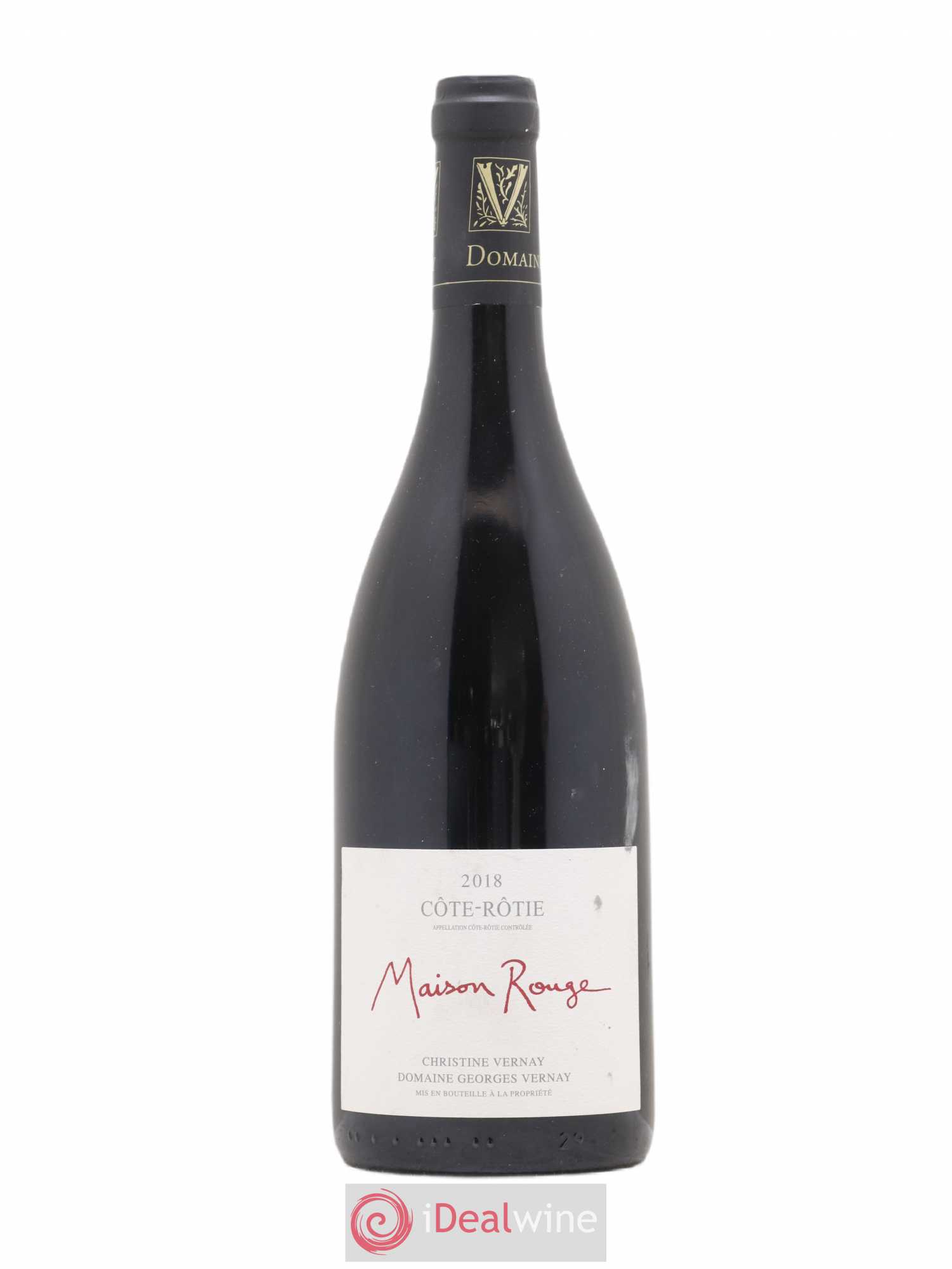 Côte-Rôtie Maison Rouge Georges Vernay 2018 - Lot de 1 bouteille - 0
