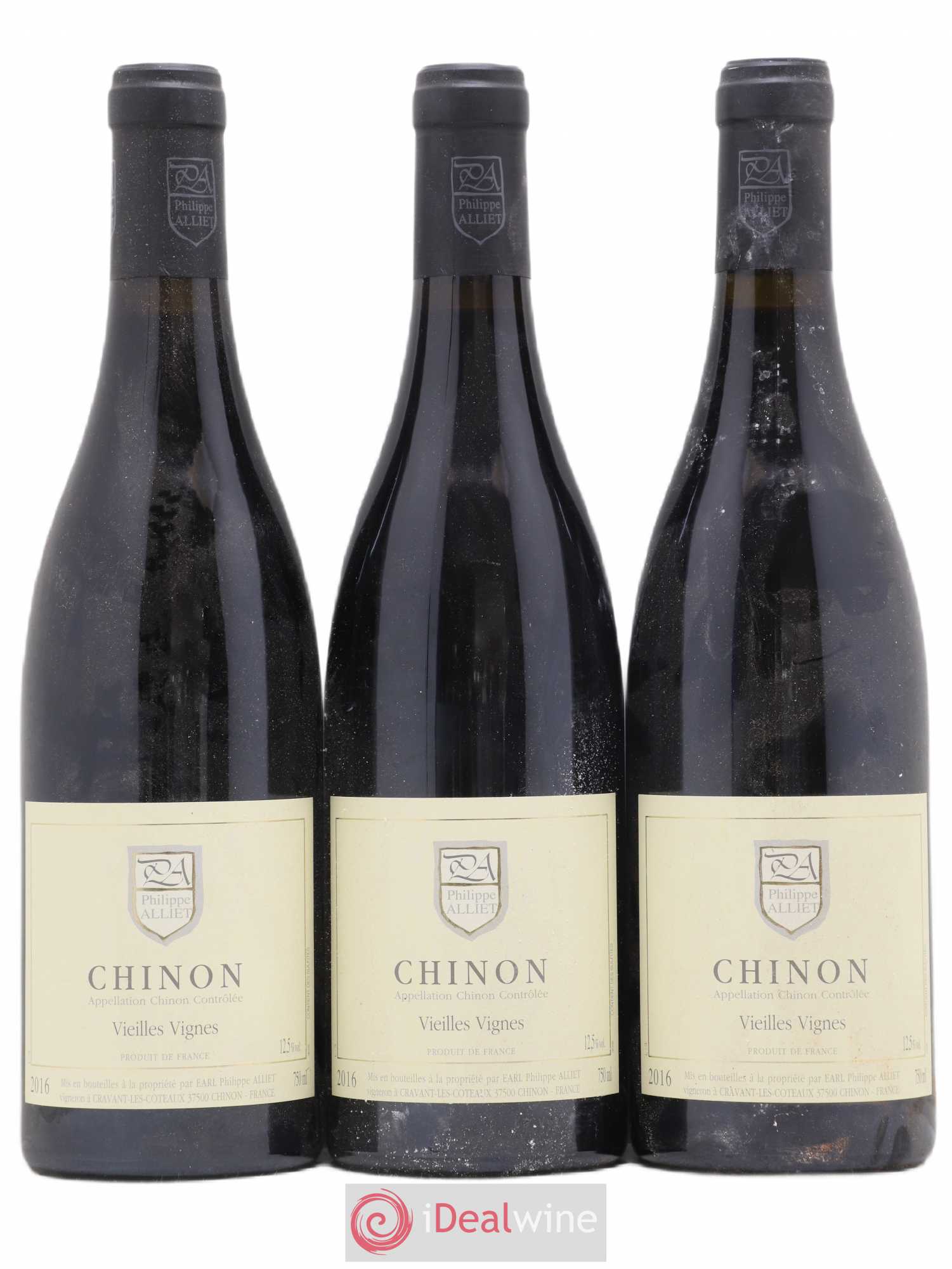 Chinon Vieilles Vignes Philippe Alliet 2016 - Lot de 3 bouteilles - 0