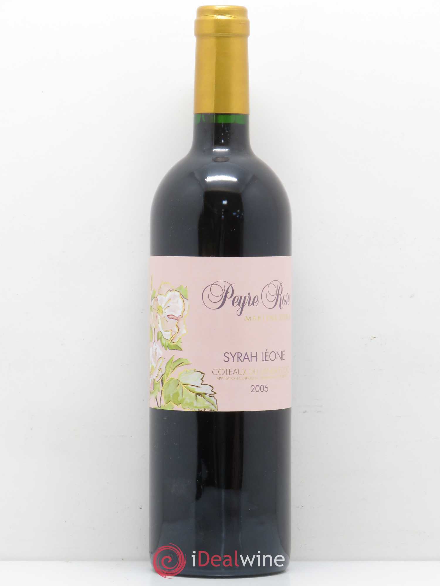 Coteaux du Languedoc Domaine Peyre Rose Belle Léone (anciennement Syrah Léone) Marlène Soria 2005 - Lot de 1 bouteille - 0