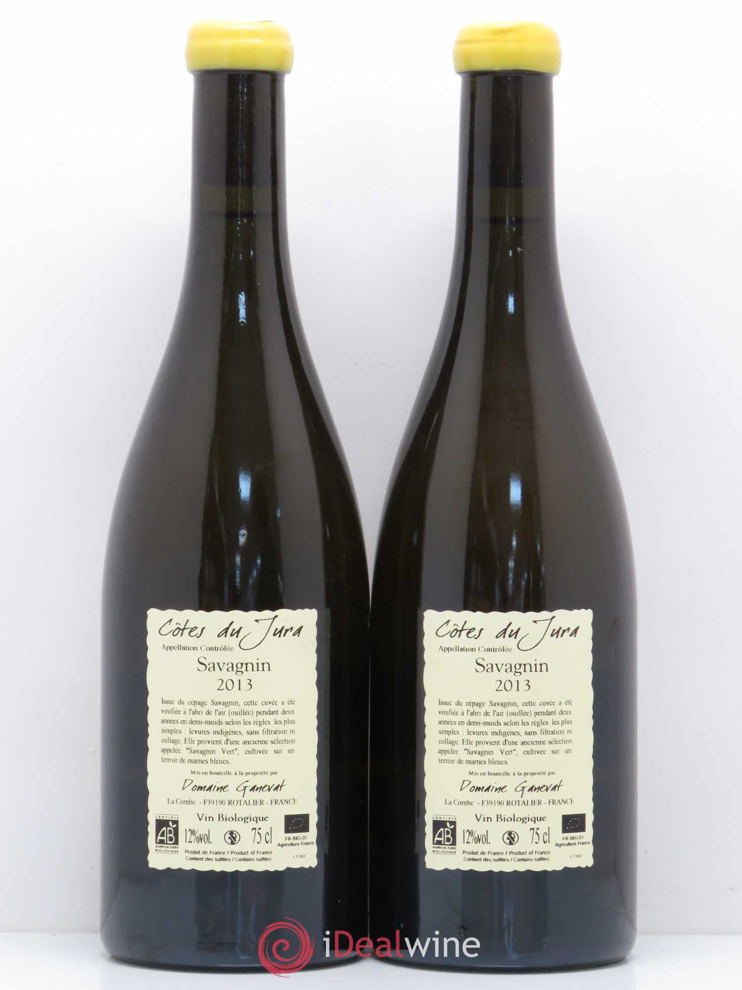 Côtes du Jura Les Chalasses Marnes Bleues Jean-François Ganevat (Domaine) 2013 - Lot de 2 bouteilles - 1