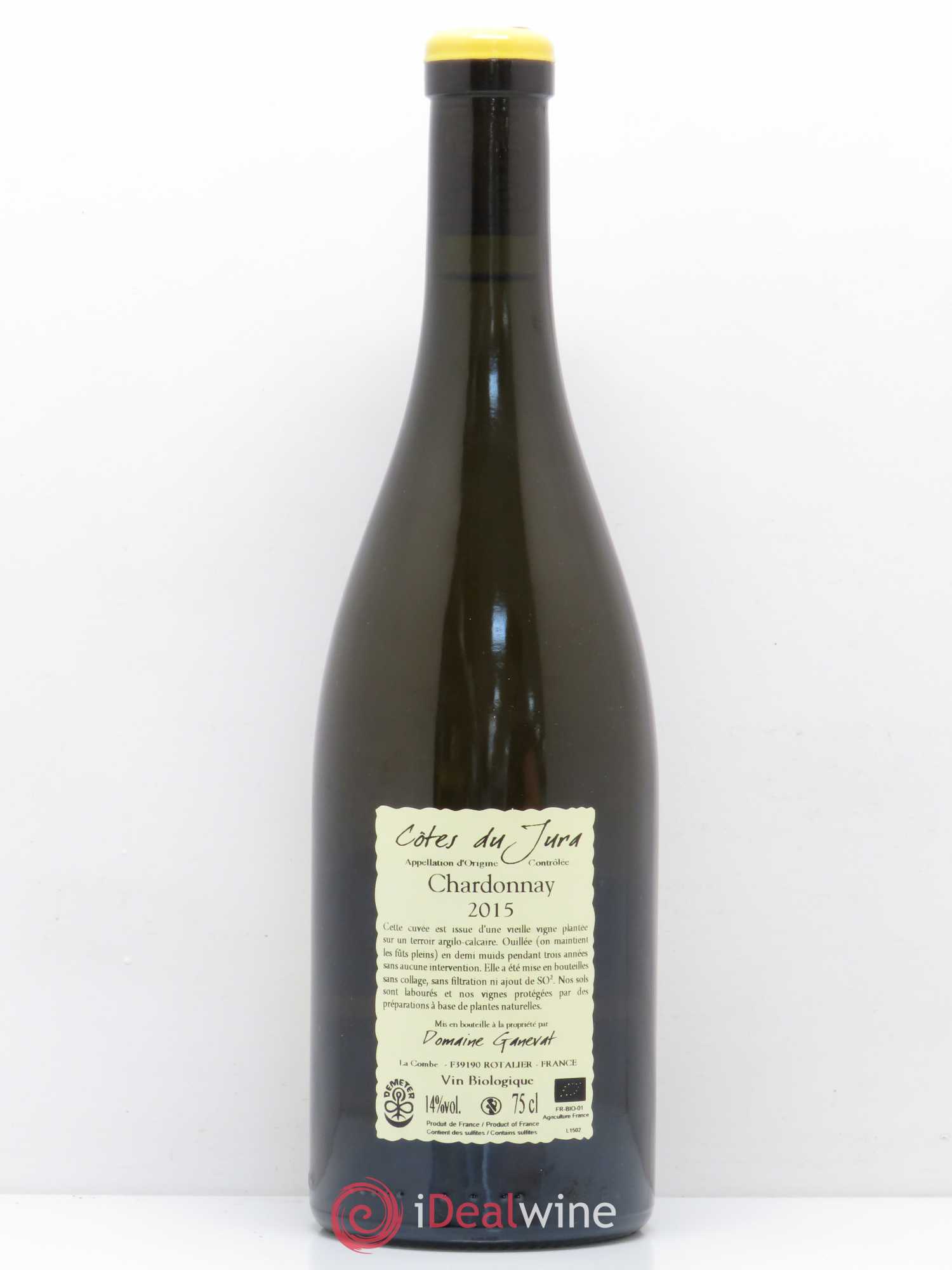 Côtes du Jura Les Chamois du Paradis Jean-François Ganevat (Domaine) 2015 - Lot de 1 bouteille - 1
