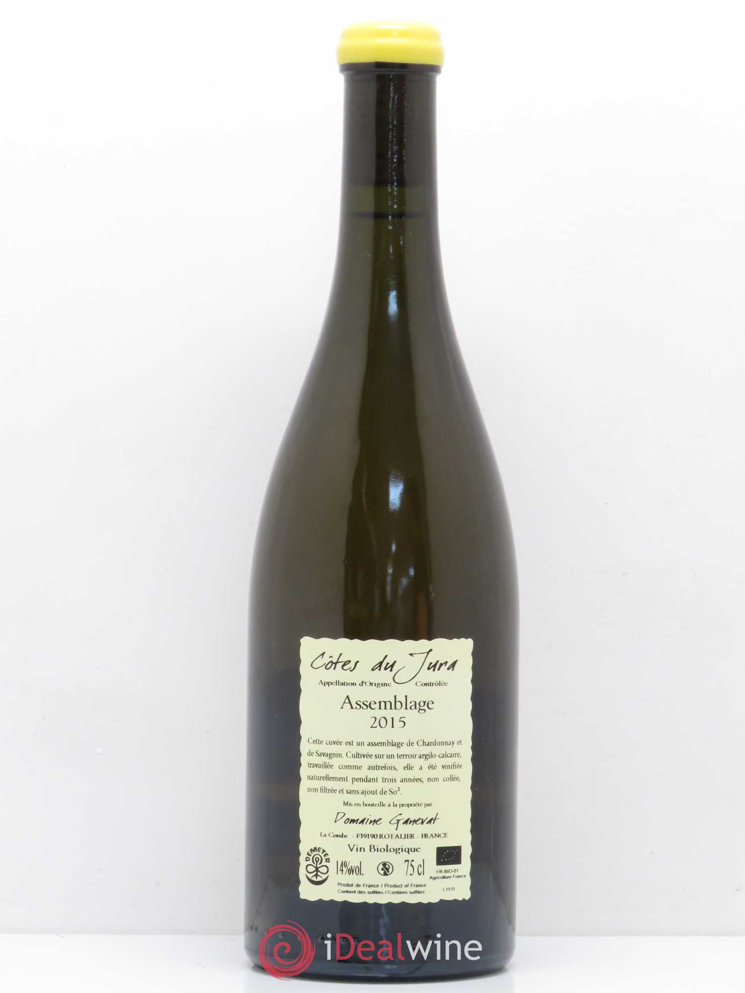 Côtes du Jura Cuvée Orégane Jean-François Ganevat (Domaine) (sans prix de réserve) 2015 - Lot de 1 bouteille - 1