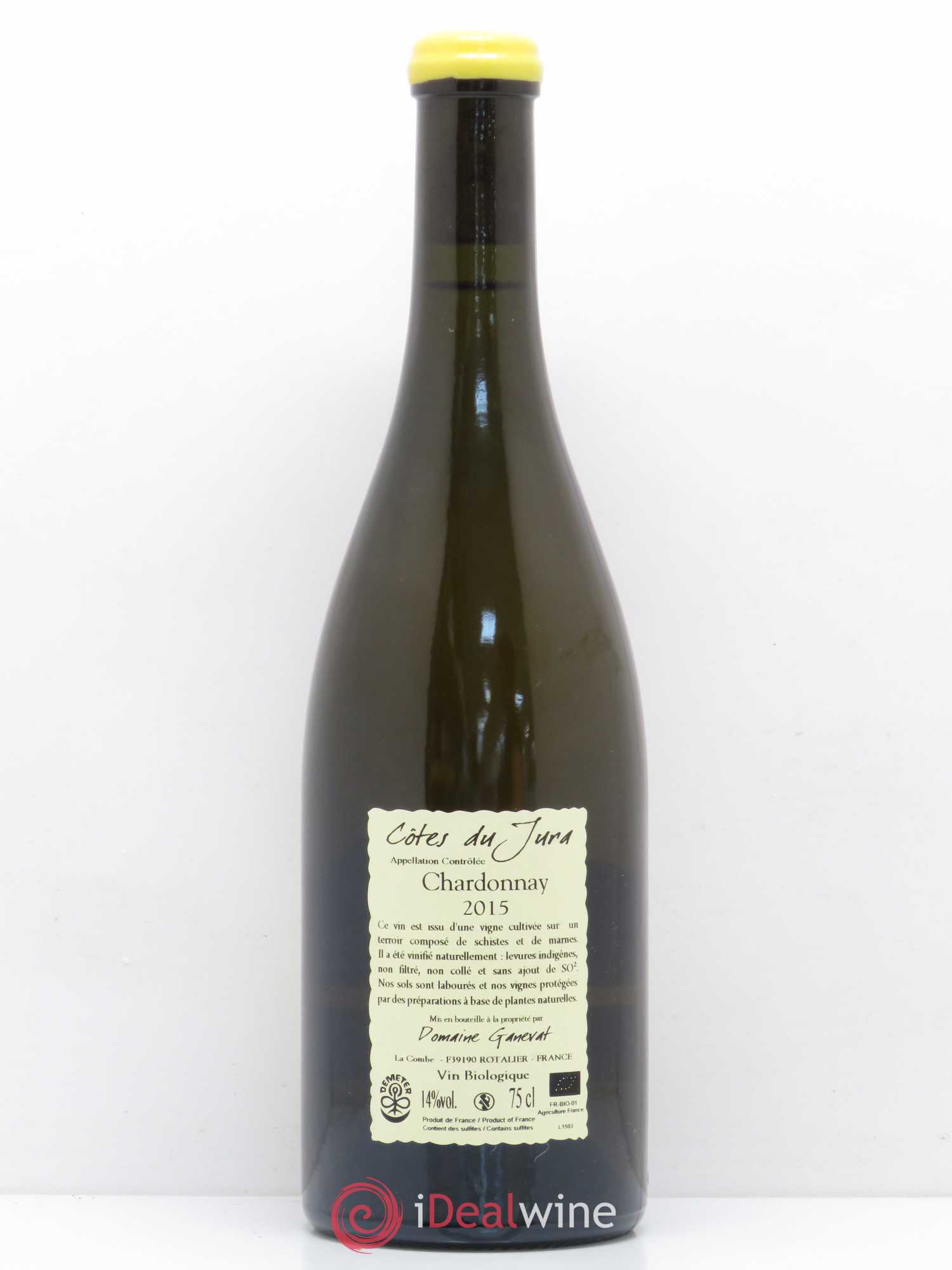 Côtes du Jura Grusse en Billat Jean-François Ganevat (Domaine) 2015 - Lot de 1 bouteille - 1
