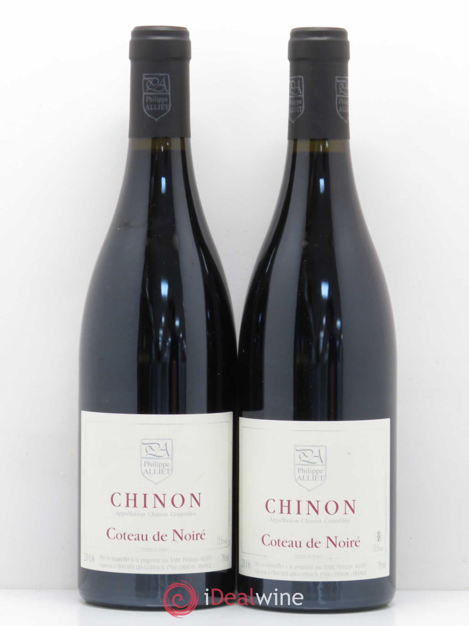 Chinon Coteau de Noiré Philippe Alliet 2016 - Lot de 2 bouteilles - 0