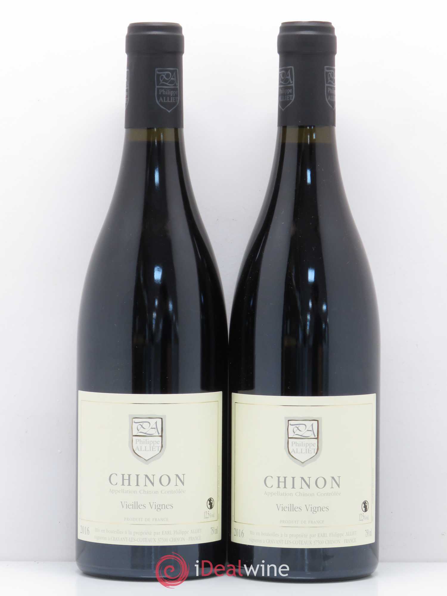 Chinon Vieilles Vignes Philippe Alliet 2016 - Lot de 2 bouteilles - 0
