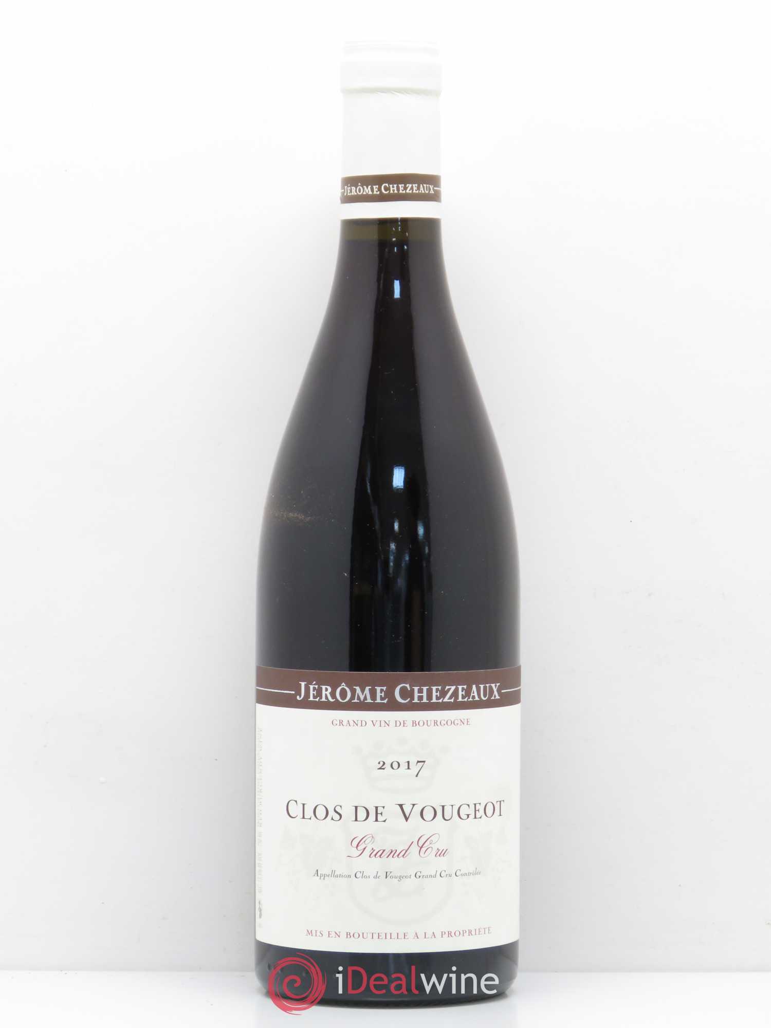 Clos de Vougeot Grand Cru Jerôme Chezeaux 2017 - Lot de 1 bouteille - 0