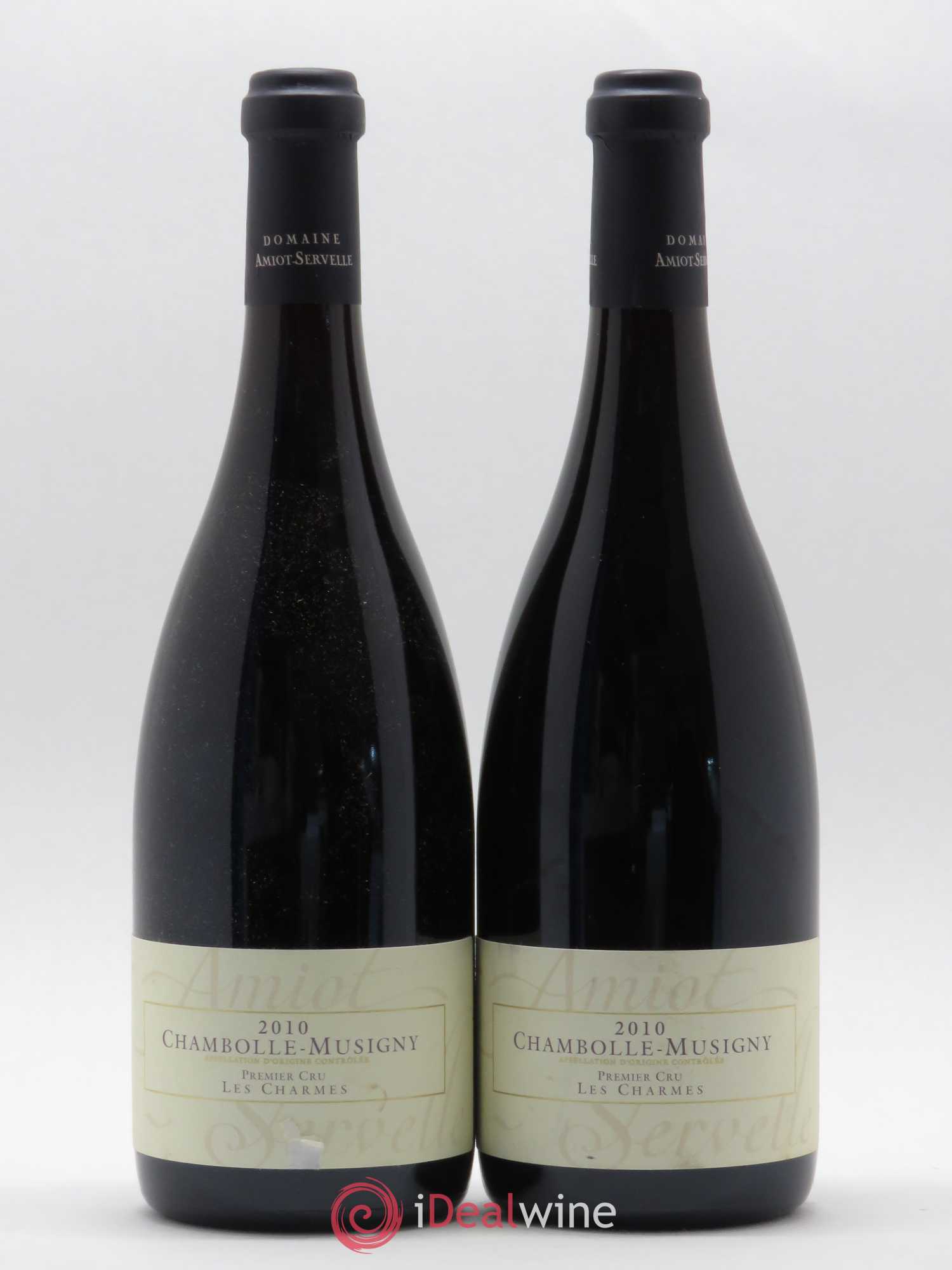 Chambolle-Musigny 1er Cru Les Charmes Amiot-Servelle (sans prix de réserve) 2010 - Lot de 2 bouteilles - 0