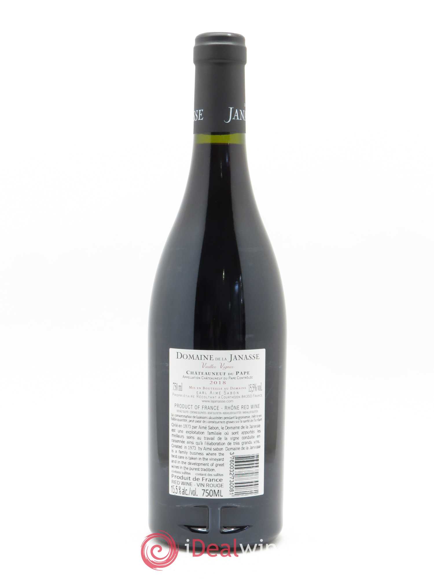 Châteauneuf-du-Pape Cuvée Vieilles Vignes La Janasse (Domaine de) 2018 - Lotto di 1 bottiglia - 1
