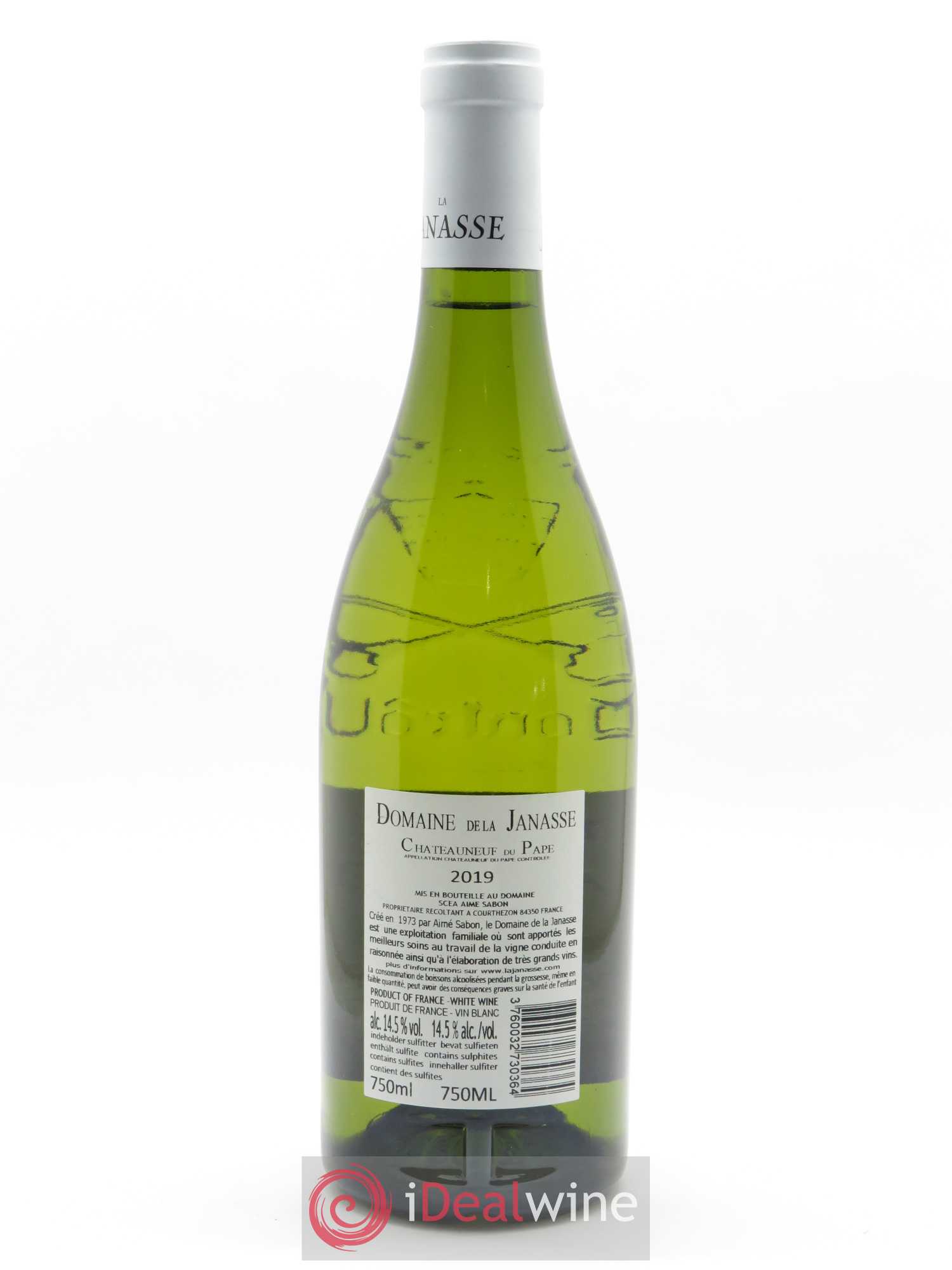 Châteauneuf-du-Pape La Janasse (Domaine de) 2019 - Lot de 1 bouteille - 1