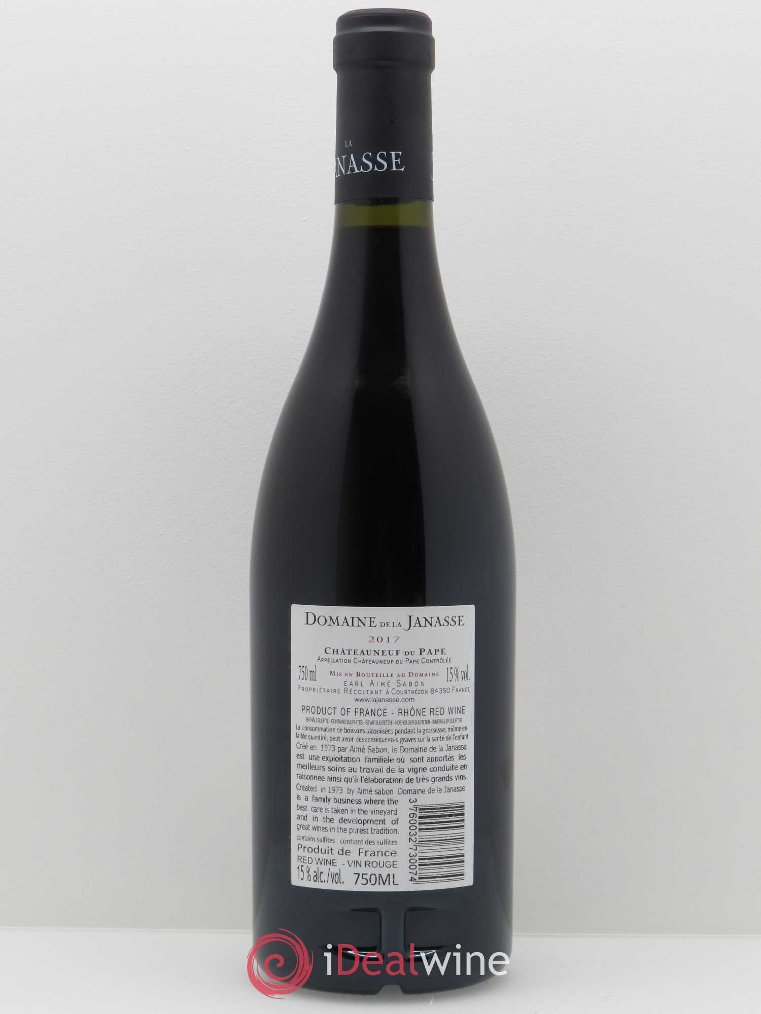 Châteauneuf-du-Pape La Janasse (Domaine de) 2017 - Lot de 1 bouteille - 1