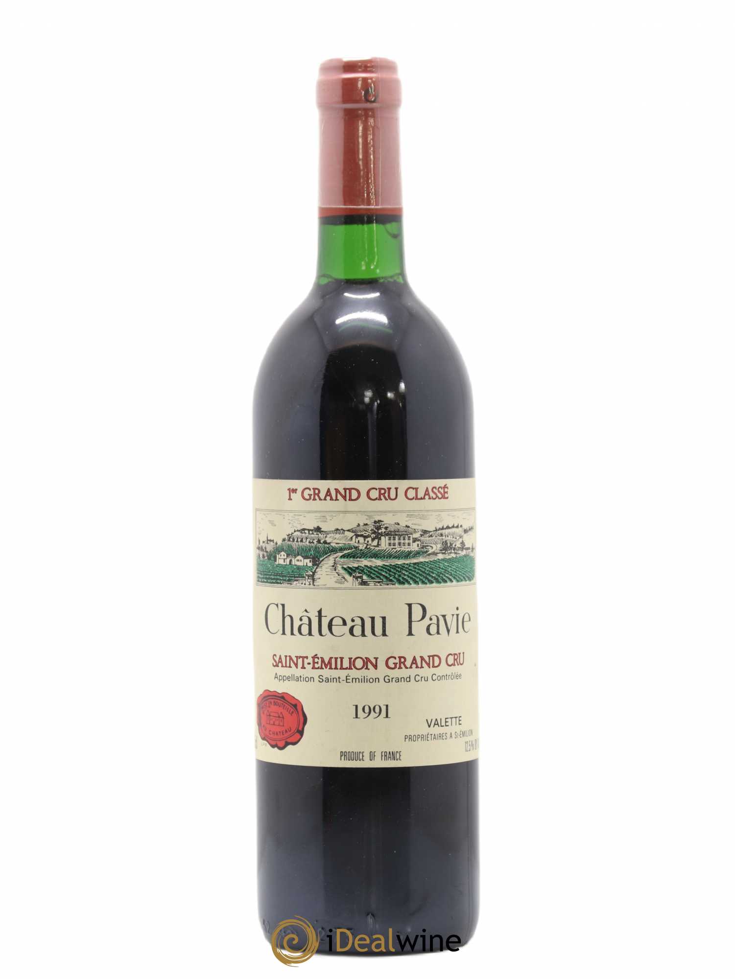 Château Pavie 1er Grand Cru Classé A 1991 - Lot de 1 bouteille - 0