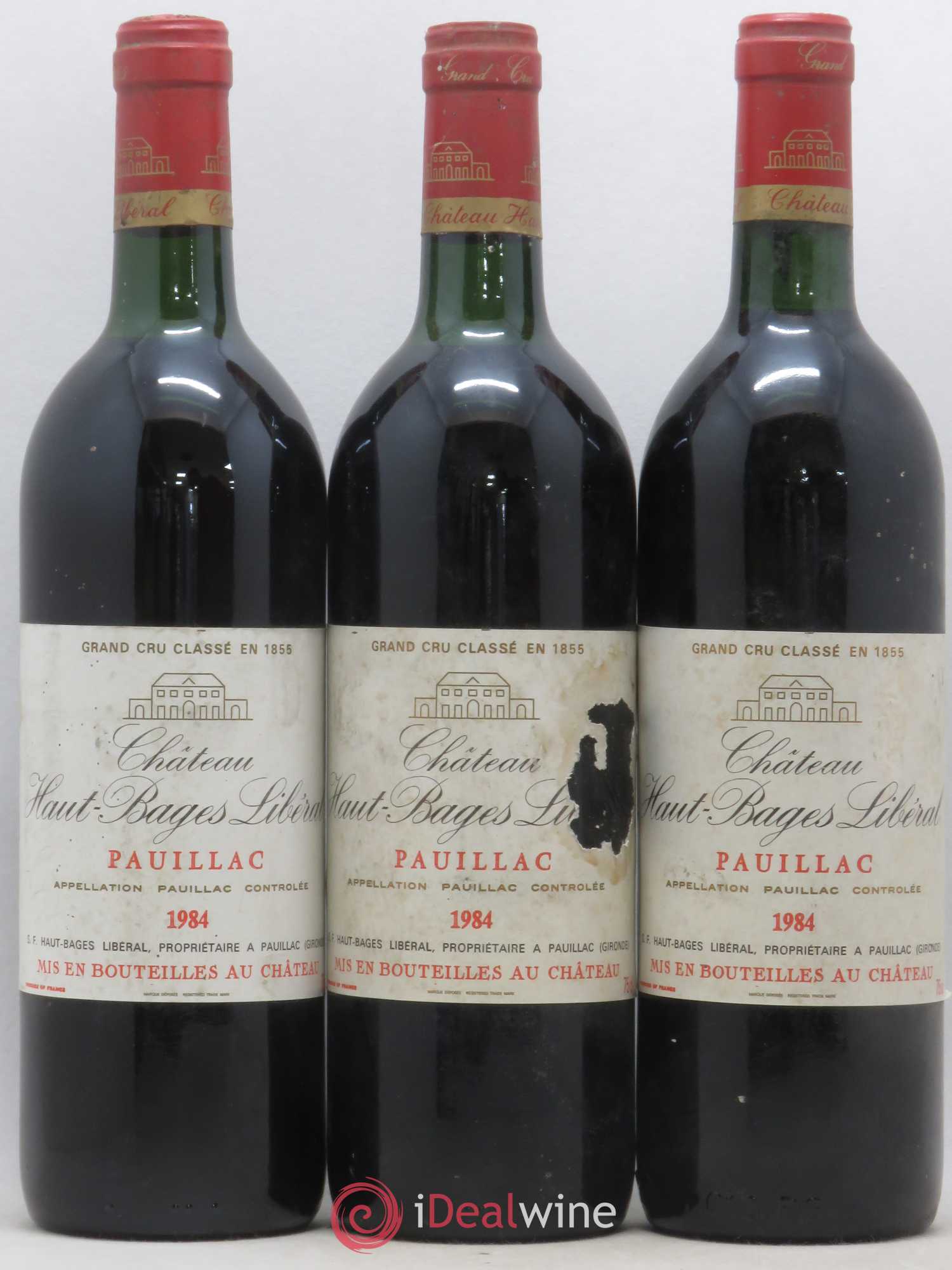 Château Haut Bages Libéral 5ème Grand Cru Classé 1984 - Lot de 6 bouteilles - 2