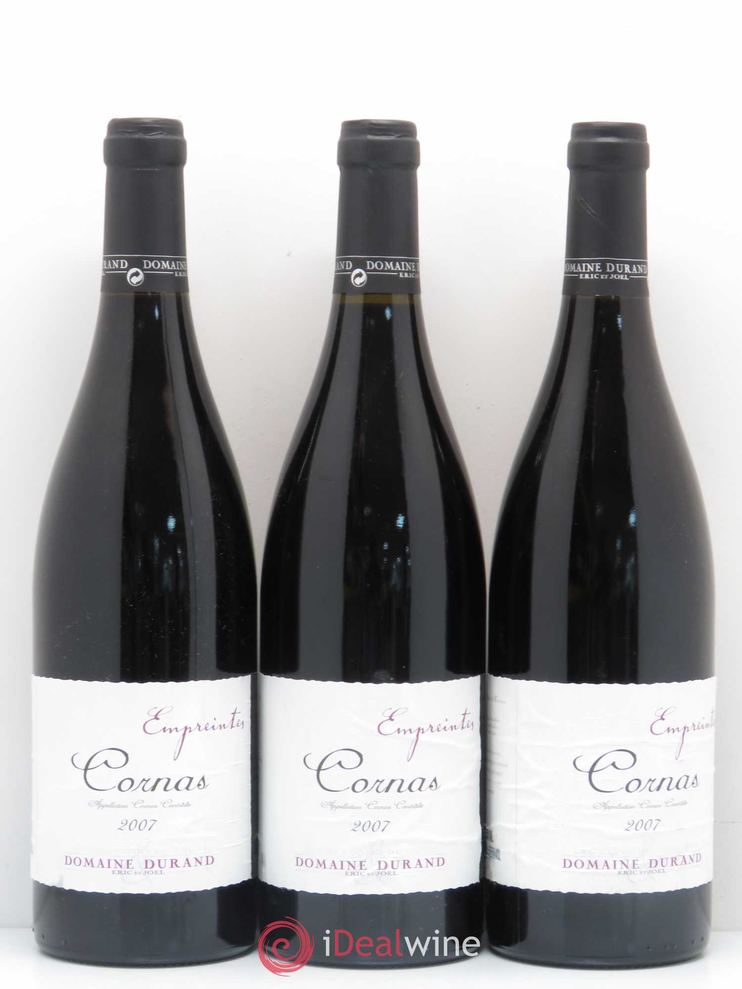 Cornas Domaine Durand Empreintes 2007 - Posten von 3 Flaschen - 0