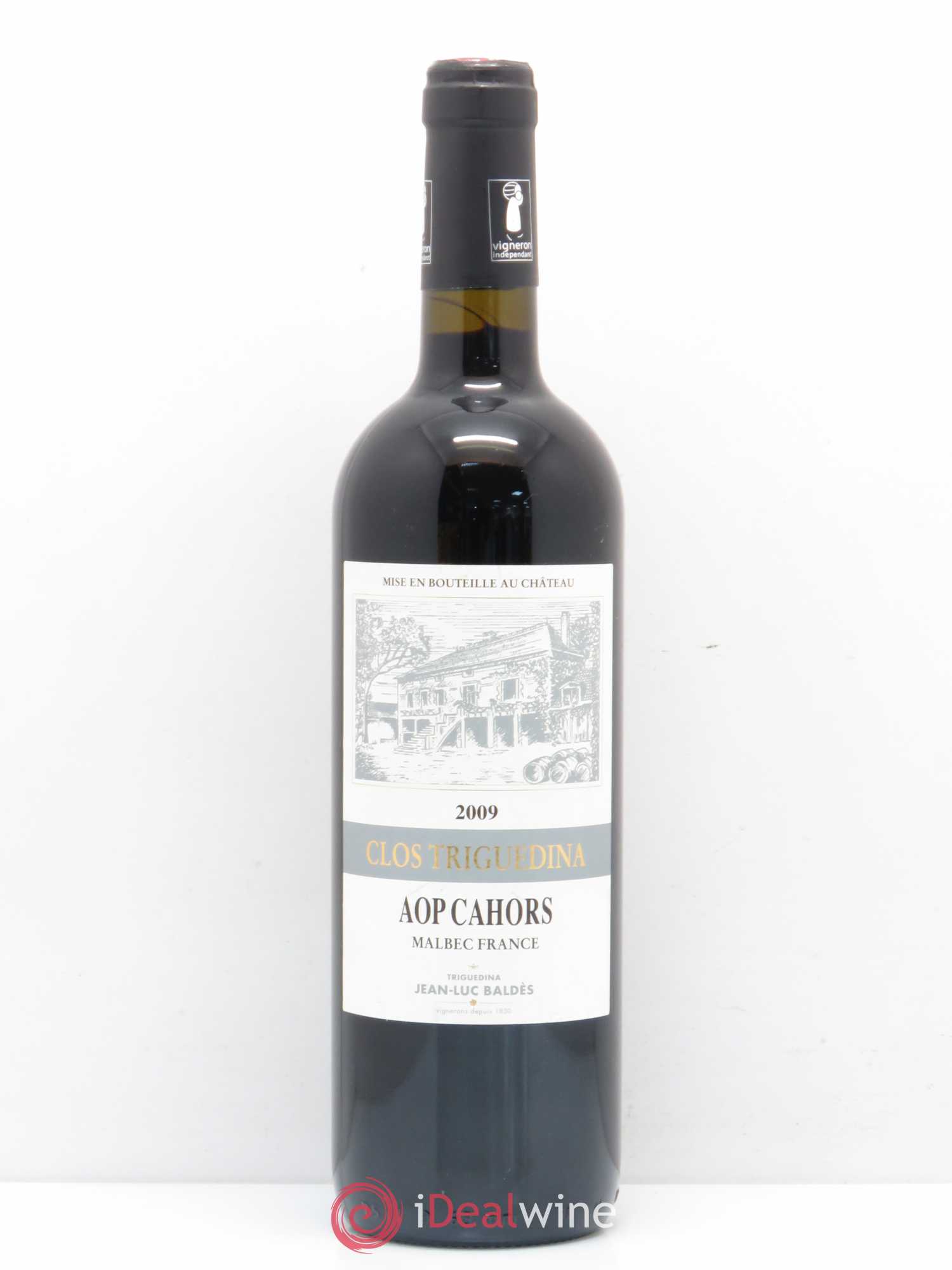 Cahors Clos Triguedina Jean-Luc Baldès 2009 - Lot de 1 bouteille - 0