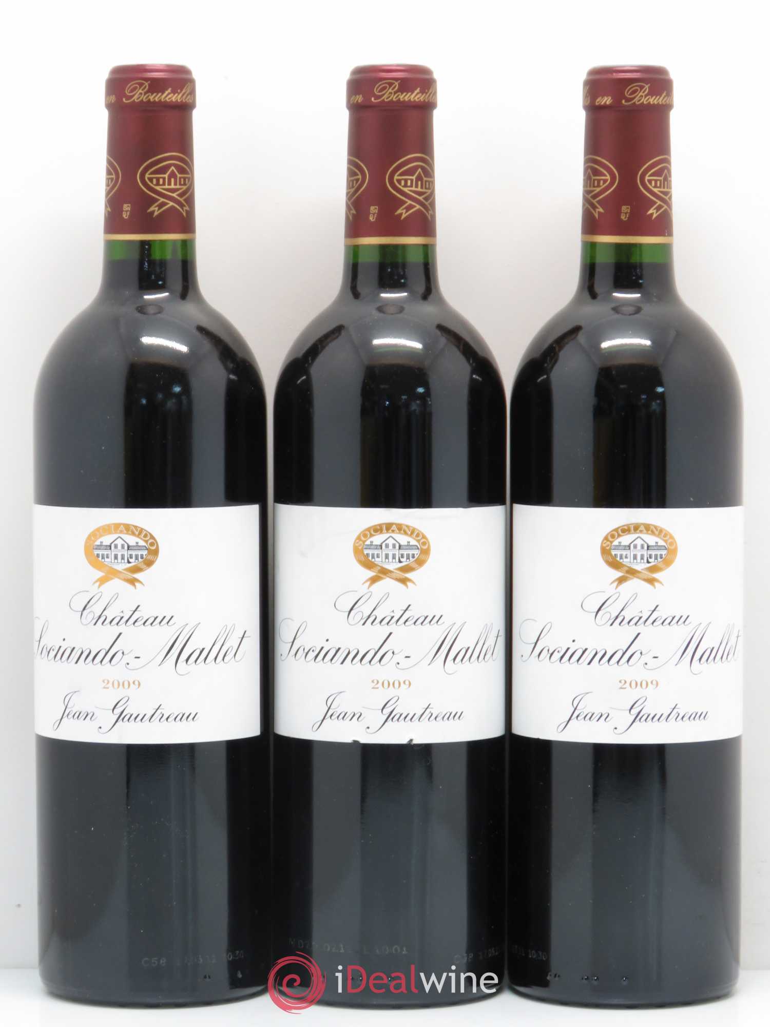 Château Sociando Mallet 2009 - Lot de 6 bouteilles - 1