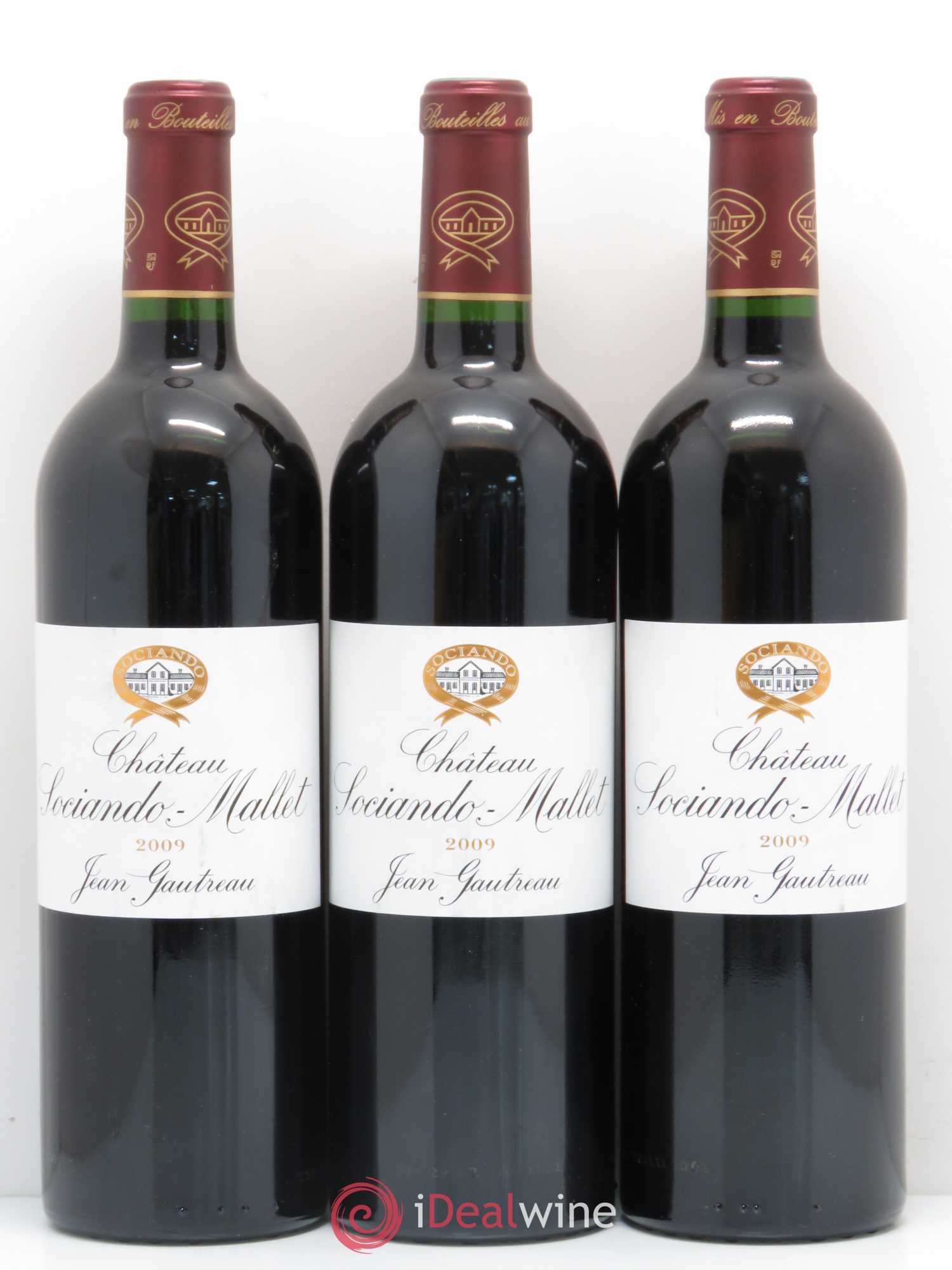 Château Sociando Mallet 2009 - Lot de 6 bouteilles - 2