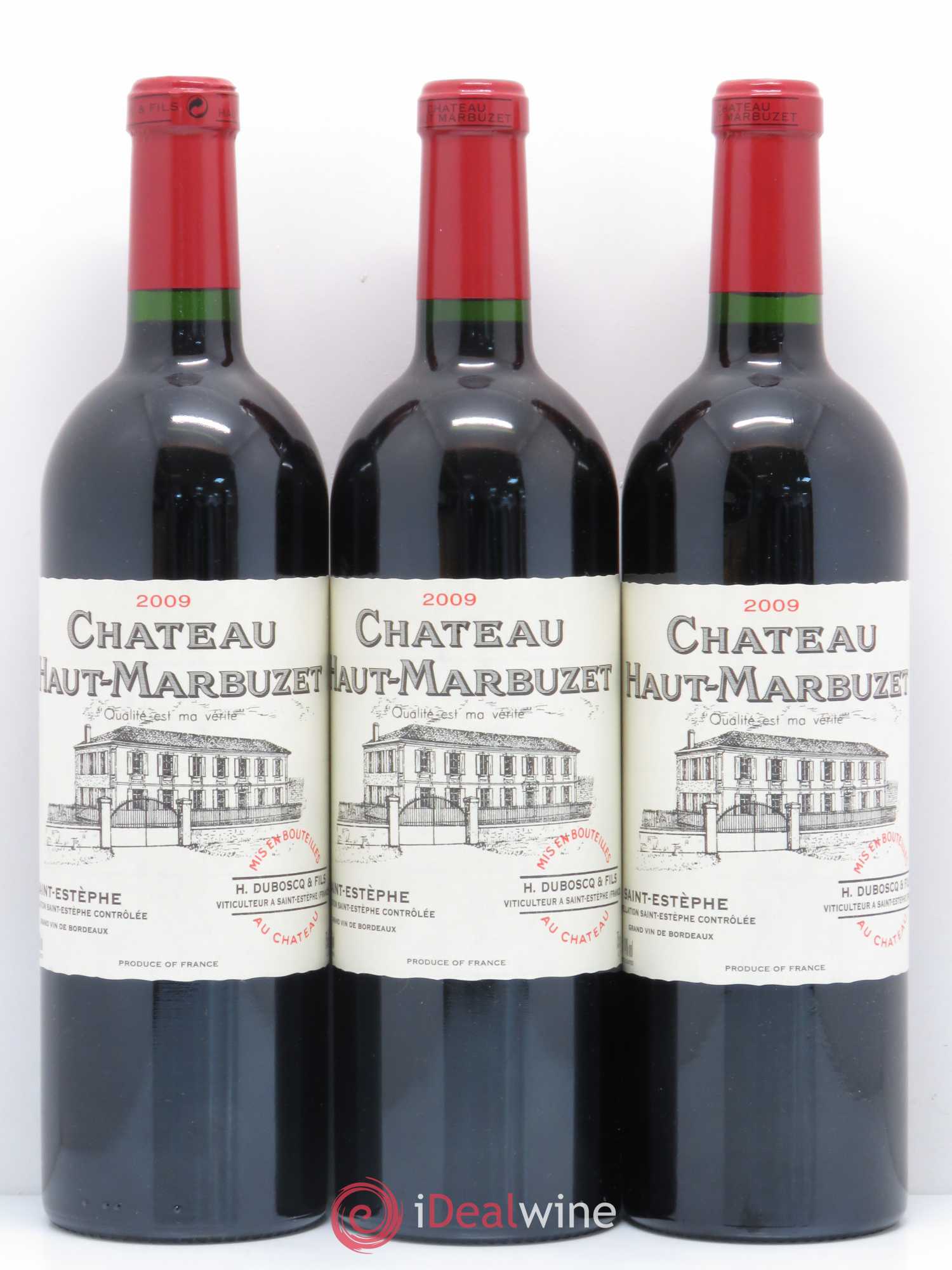Château Haut Marbuzet 2009 - Lot de 6 bouteilles - 1