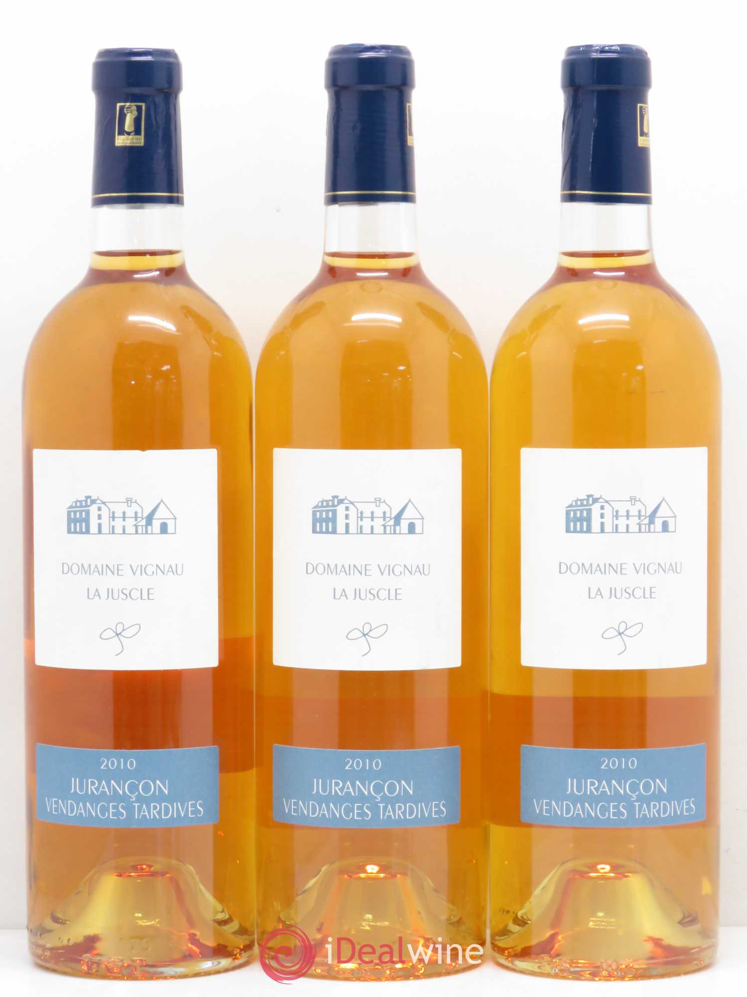 Jurançon Domaine Vignau La Juscle Vendanges Tardives 2010 - Posten von 3 Flaschen - 0