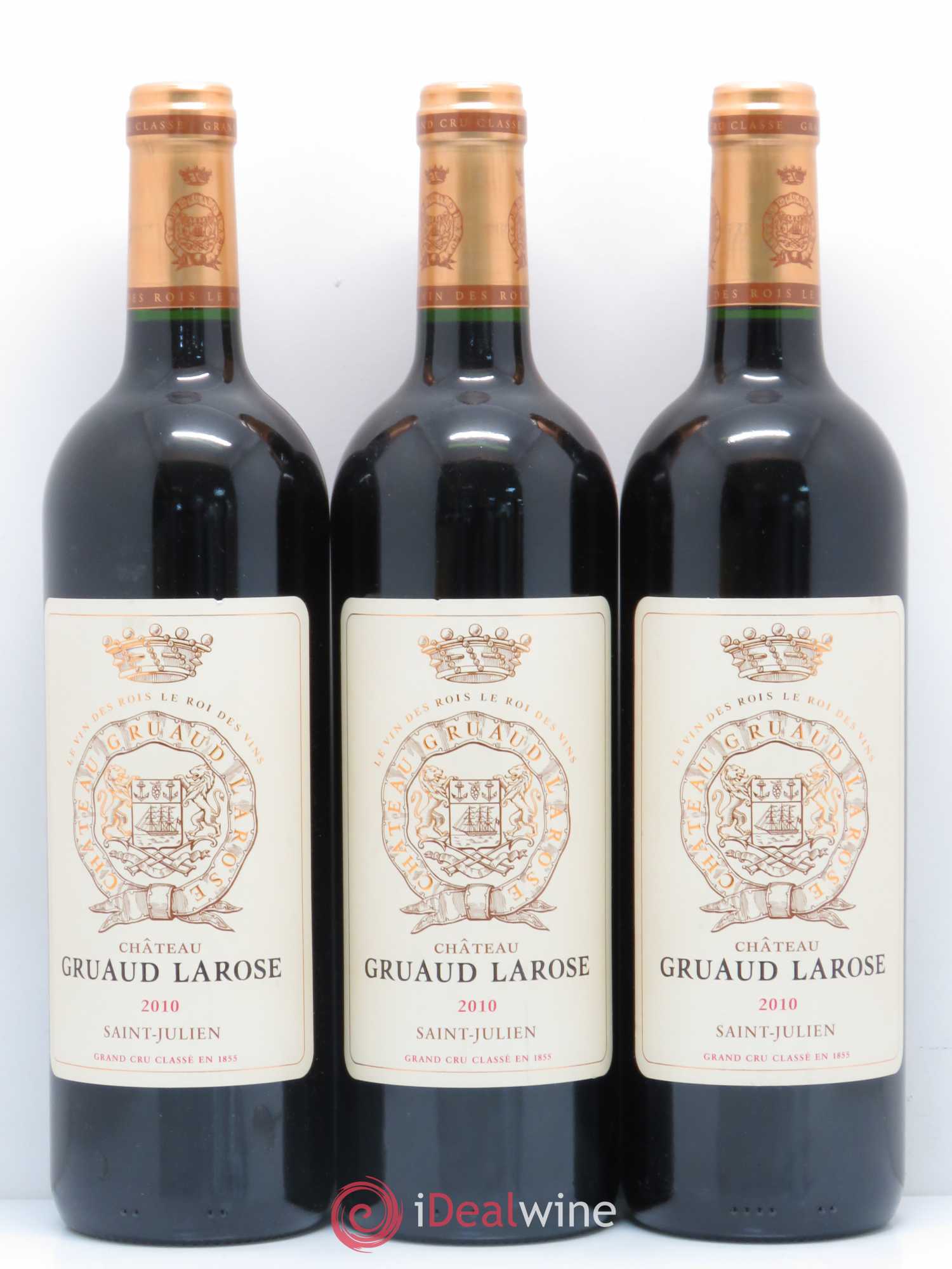 Château Gruaud Larose 2ème Grand Cru Classé 2010 - Lot de 3 bouteilles - 0