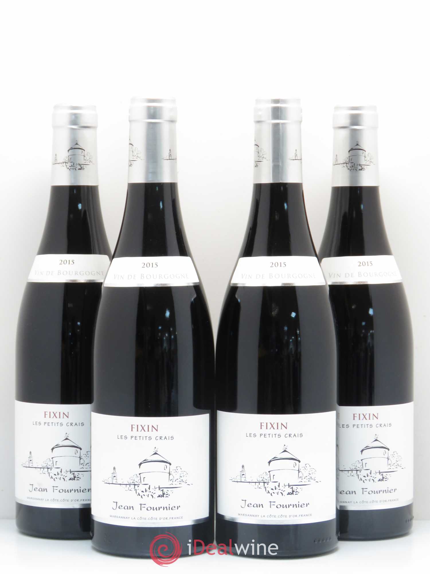 Fixin Les Petits Crais Domaine Jean Fournier Les Petits Crais 2015 - Posten von 4 Flaschen - 0