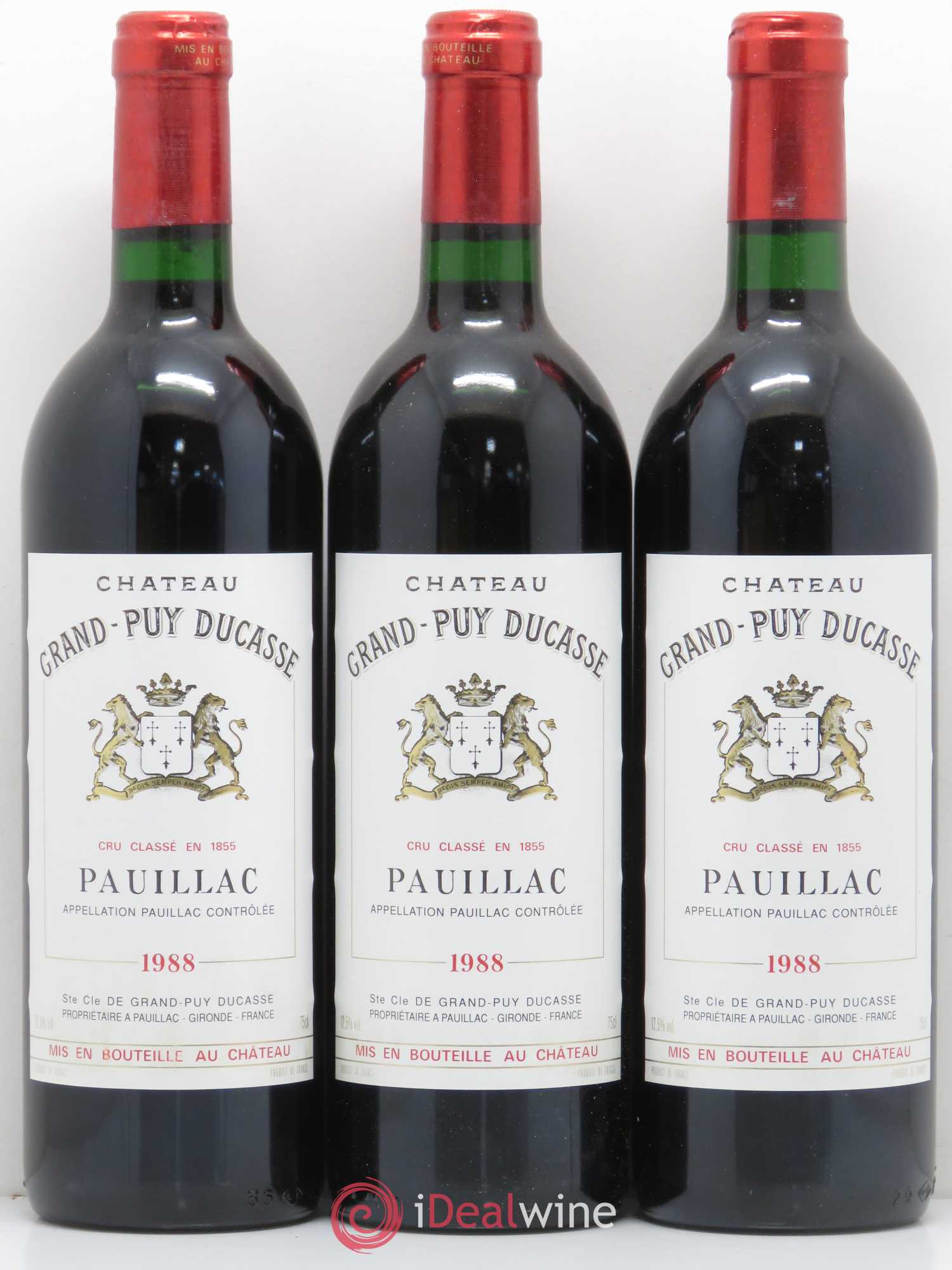 Château Grand Puy Ducasse 5ème Grand Cru Classé 1988 - Lot de 12 bouteilles - 2