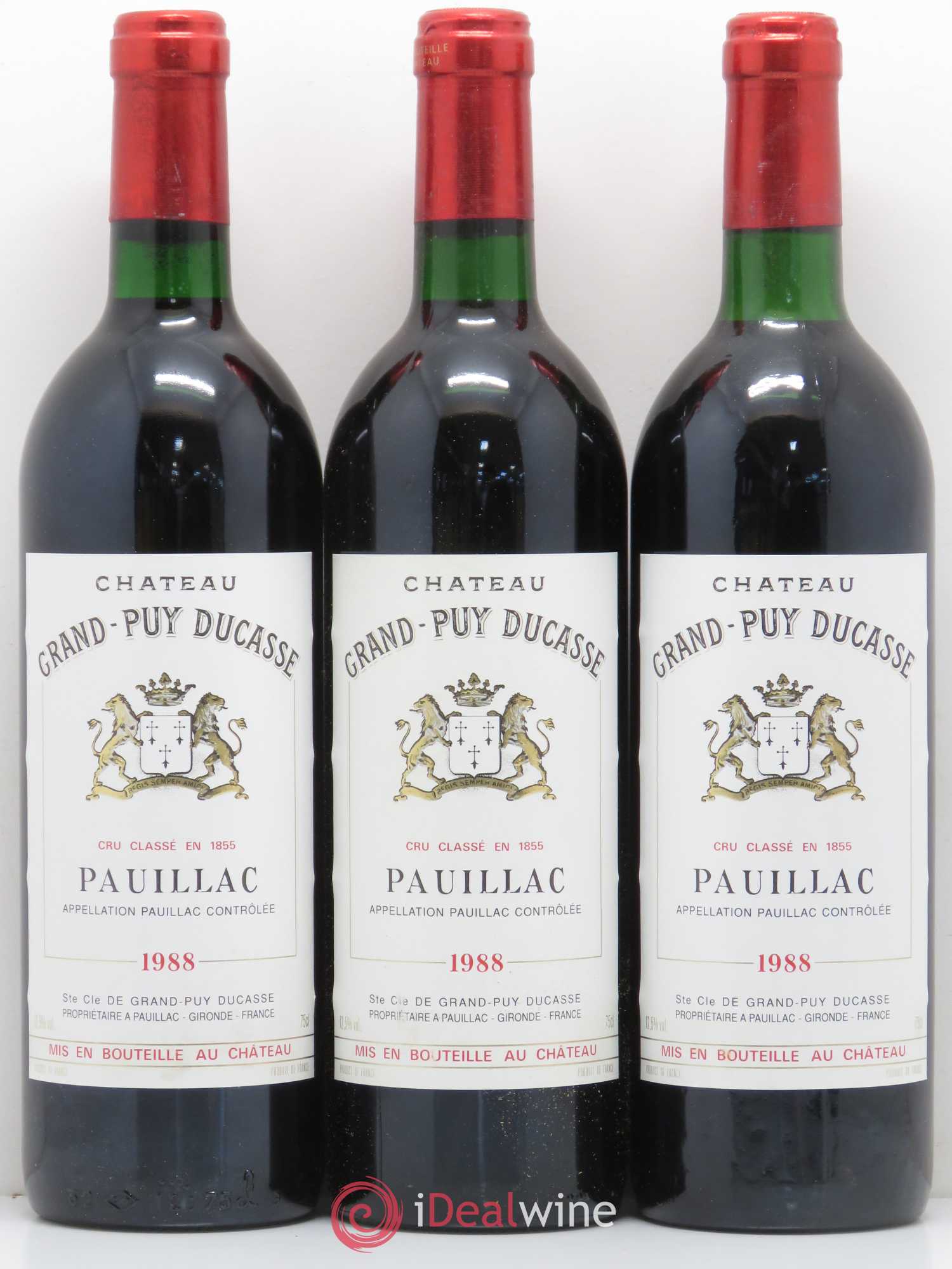 Château Grand Puy Ducasse 5ème Grand Cru Classé 1988 - Lot de 12 bouteilles - 3