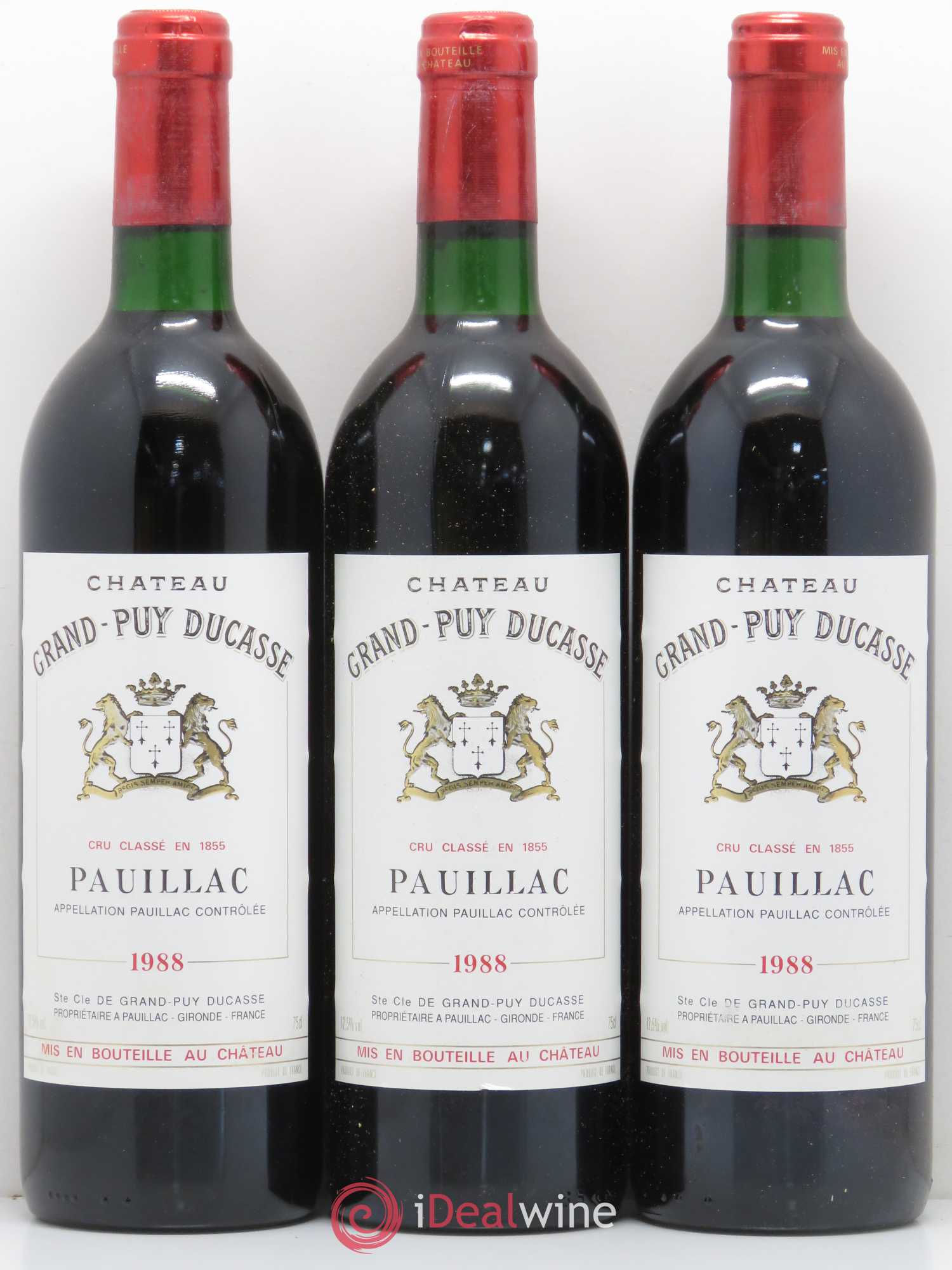 Château Grand Puy Ducasse 5ème Grand Cru Classé 1988 - Lot de 12 bouteilles - 4