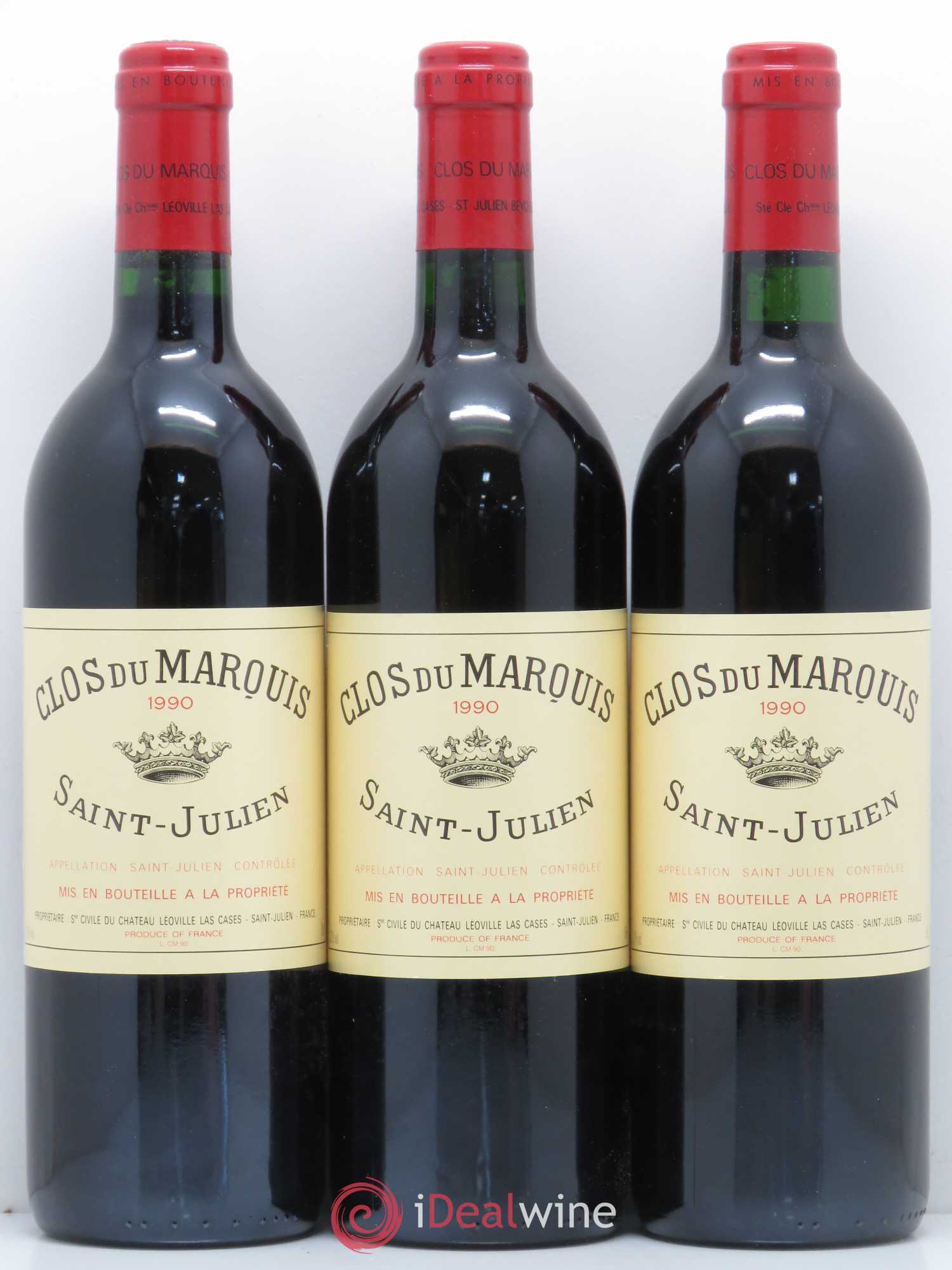Clos du Marquis 1990 - Lot de 12 bouteilles - 2