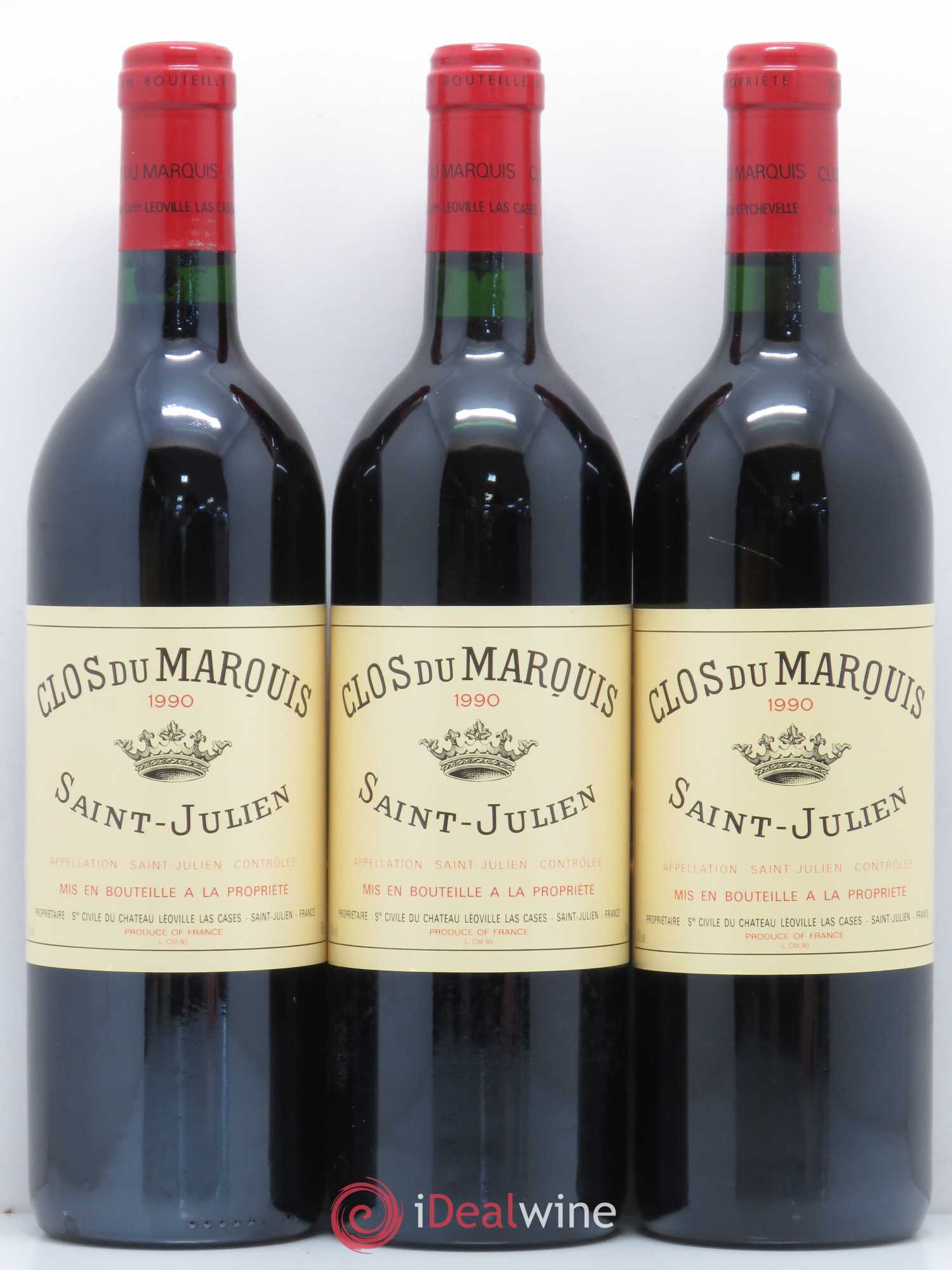 Clos du Marquis 1990 - Lot de 12 bouteilles - 3